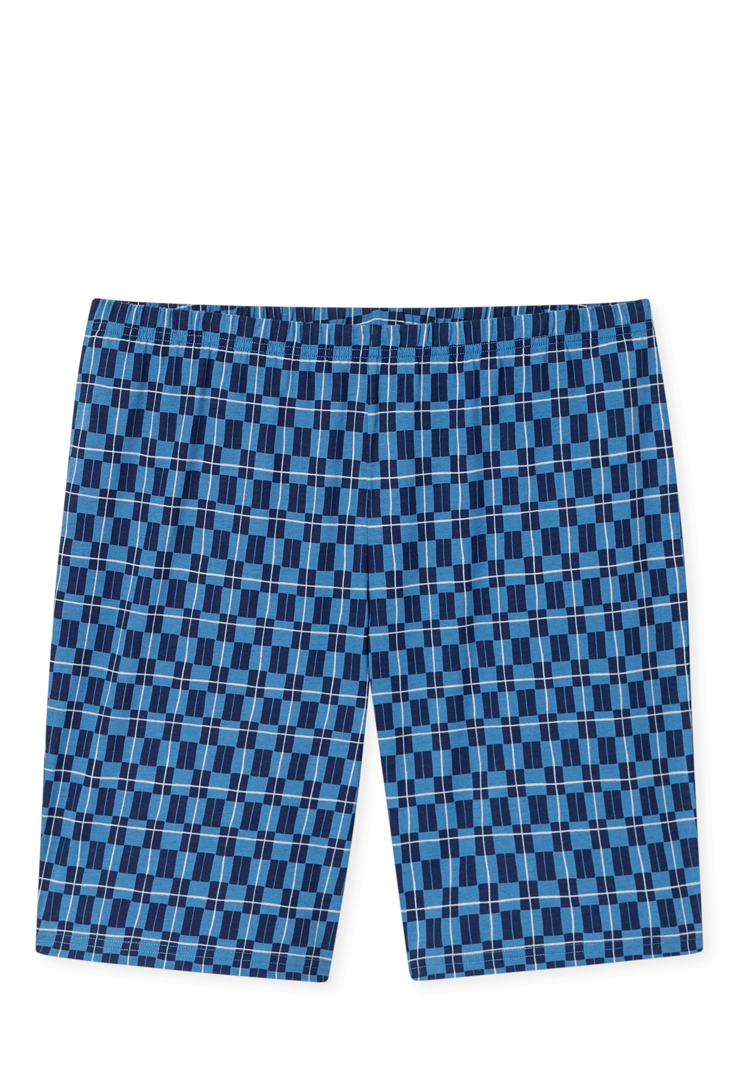 Schiesser Shorty »Casual Essentials« 2 pièces mit unifarbenem Oberteil und gemusterter Hose