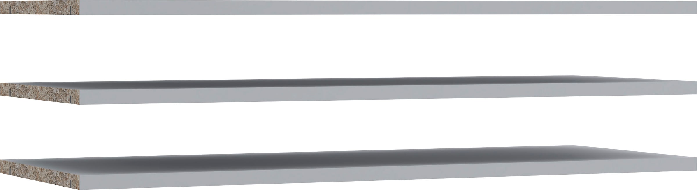 FORTE Tablette de rangement 3 cuis tlg. , set de 3 pièces