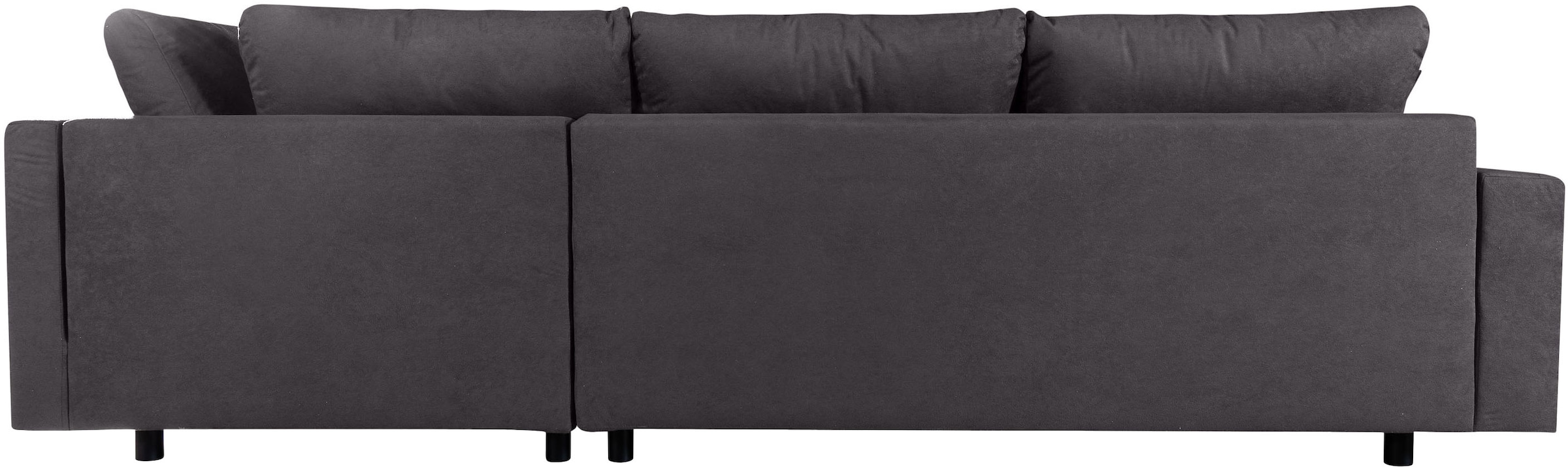 COLLECTION AB Canapé d'angle »Toni L-Form 274 cm« Set : canapé & pouf, 2 coussins décoratifs, ressorts Bonell