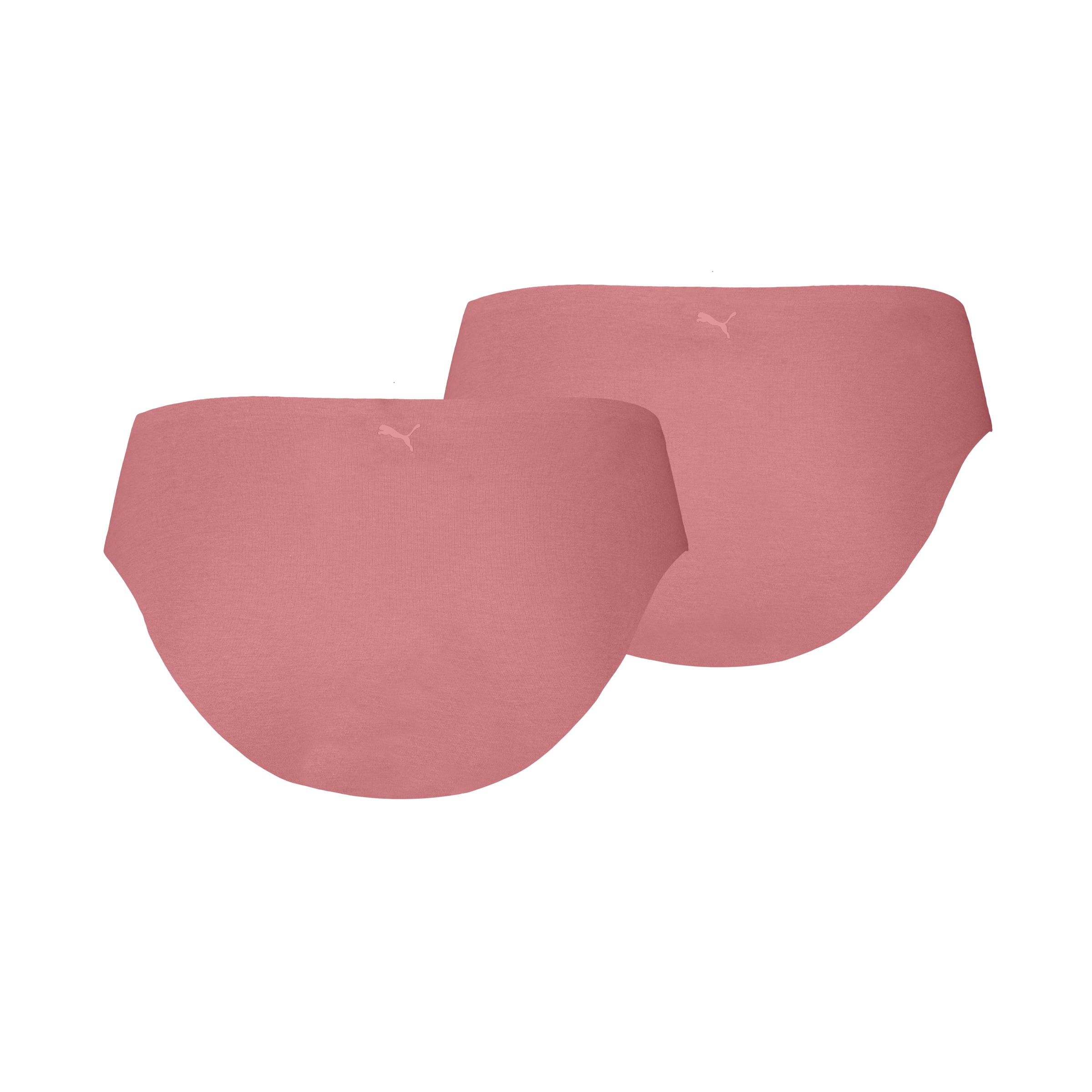 PUMA Slip »PUMA WOMEN INVISIBLE COTTON BRIEFS« 2er Pack,  nahtlose Ränder für eine unsichtbare Passform