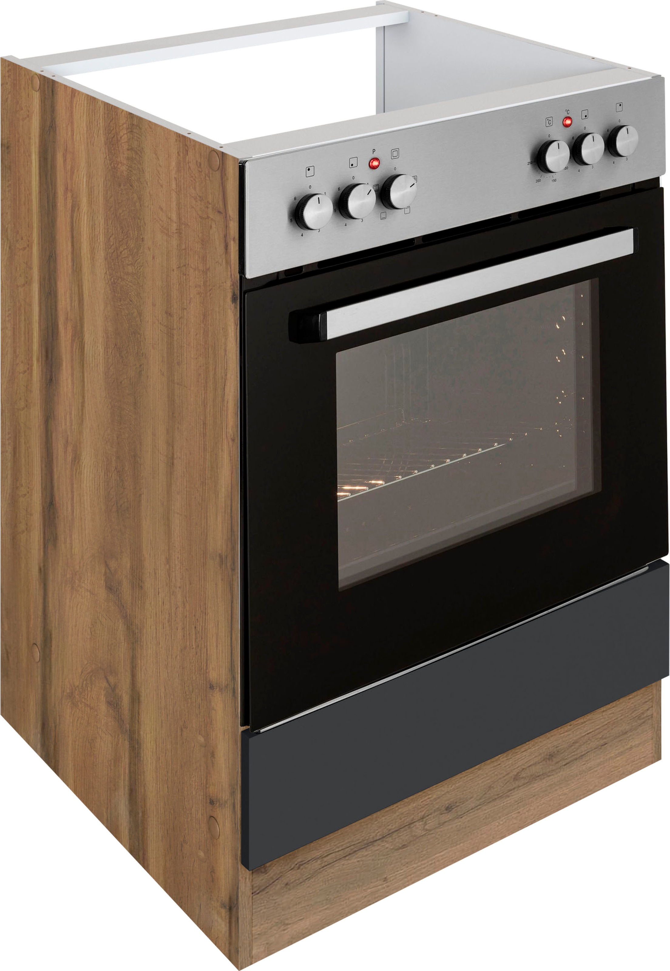 KOCHSTATION Armoire encastrée pour cuisinière »KS-Luhe« 60 cm de large