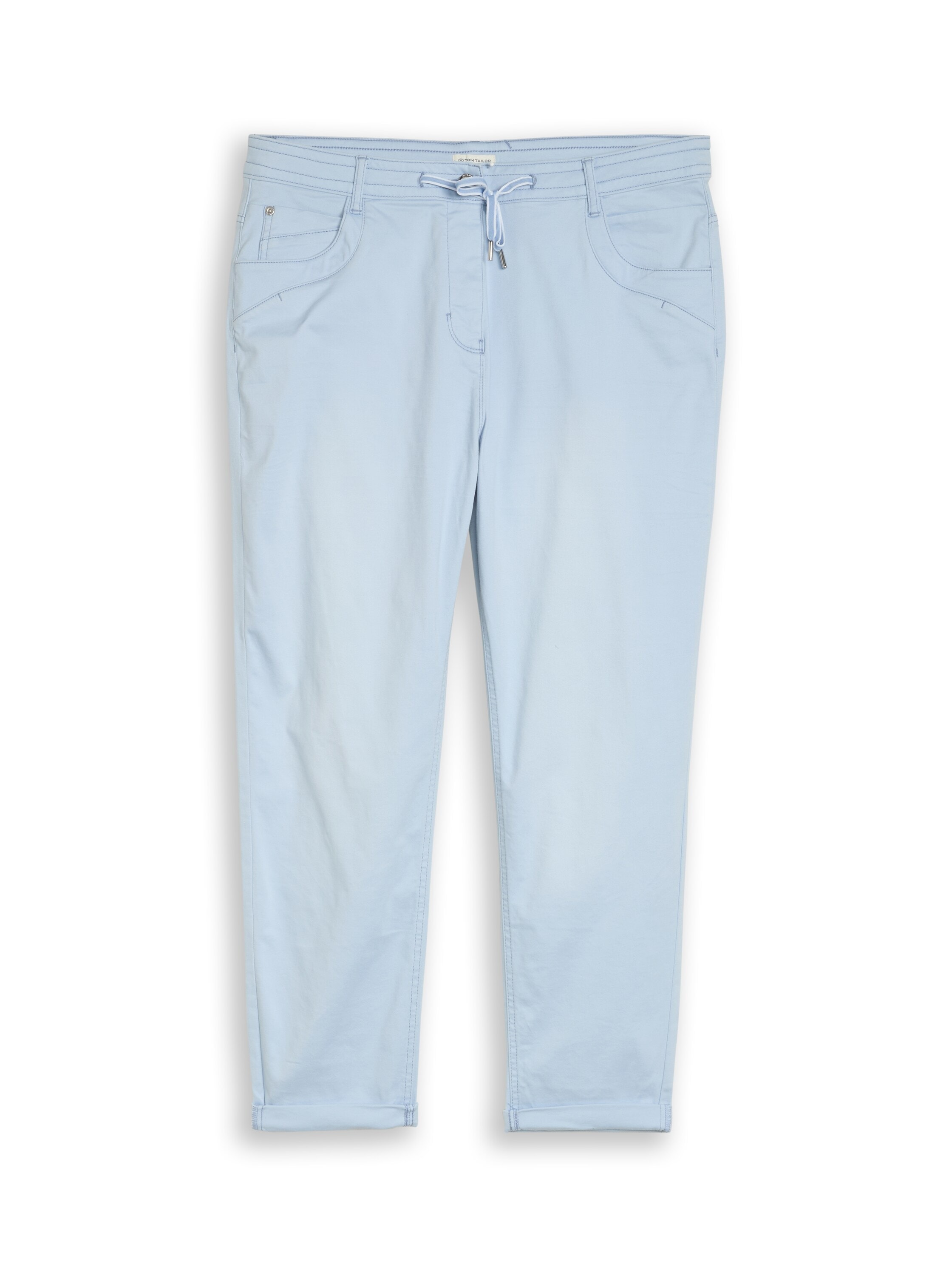 TOM TAILOR PLUS Pantalon de jogging  im 5-Pocket-Stil mit Stretch und Bindeband