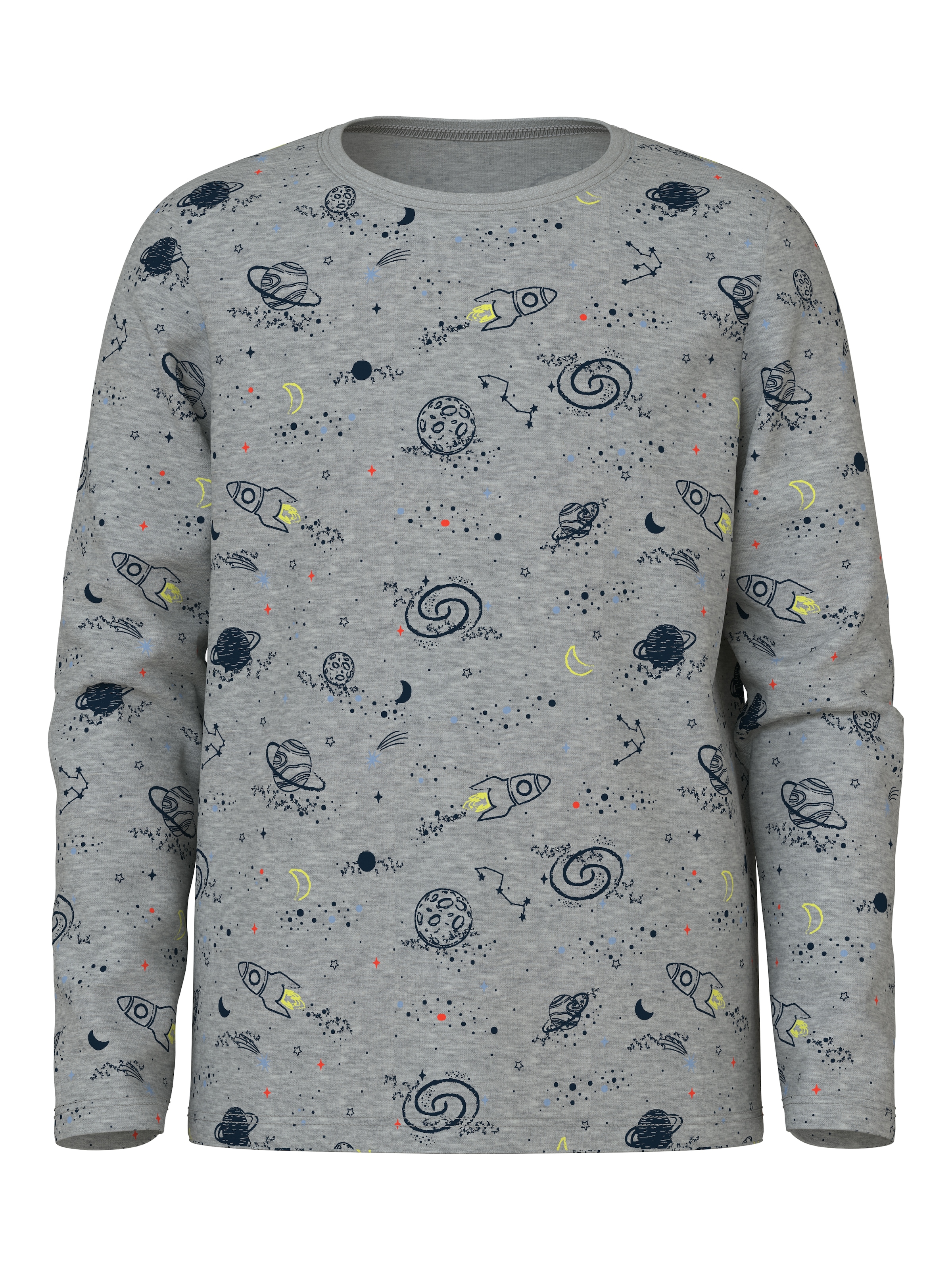 Name It Schlafanzug »NKMNIGHTSET GREY SPACE NOOS« Set, 2 tlg.