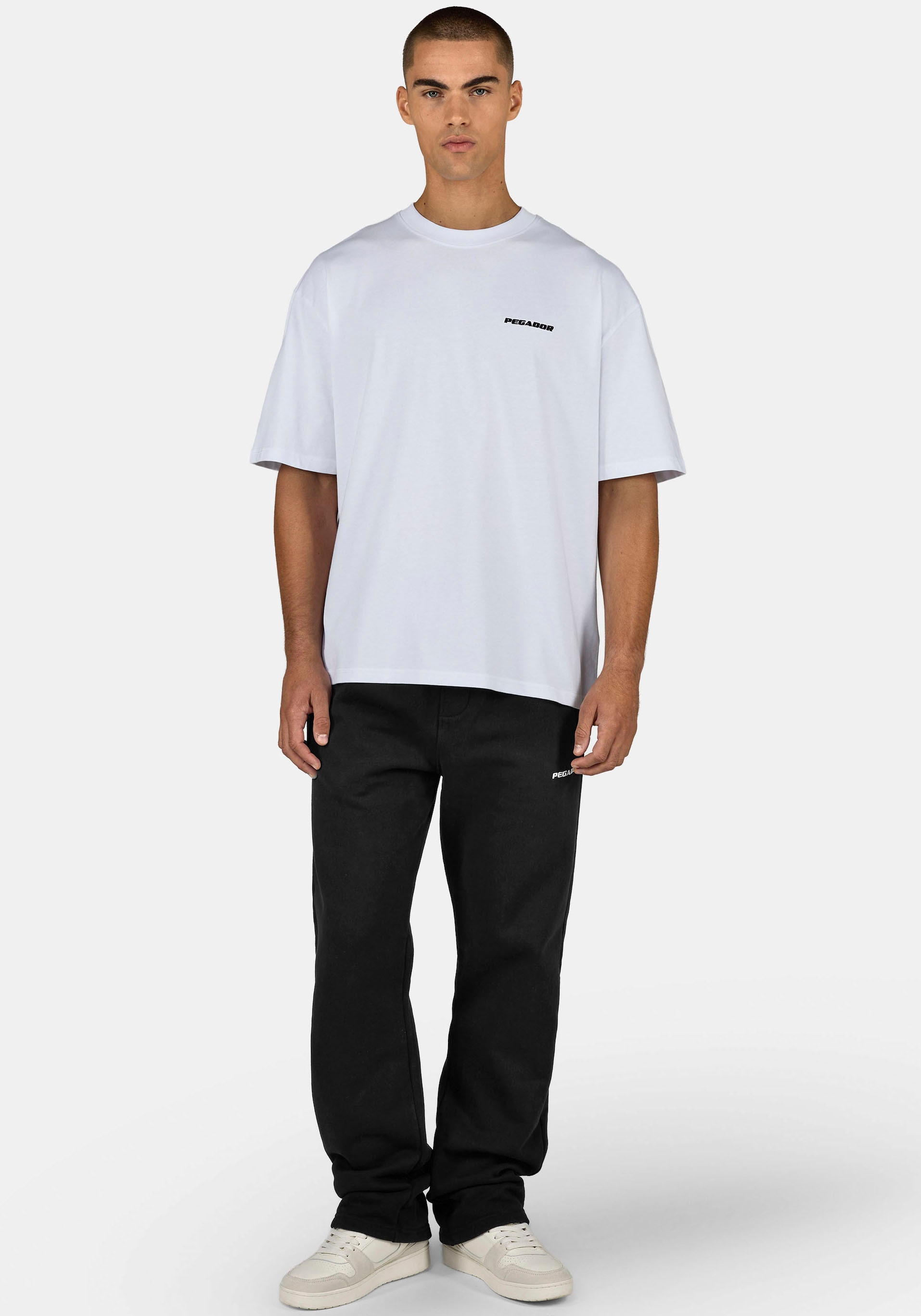 PEGADOR T-shirt »LOGO OVERSIZED TEE« Baumwolle, oversize