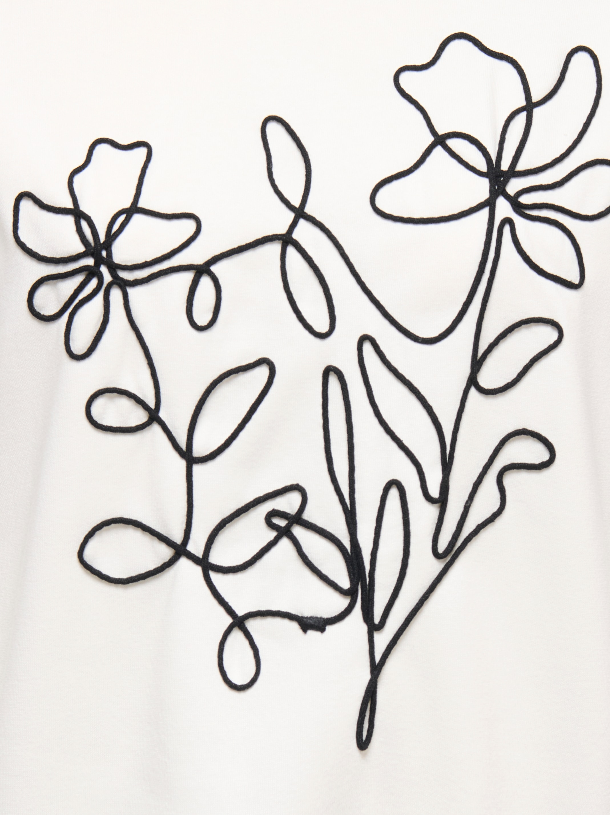 ONLY Sweat-shirt »ONLBROOKLYN L/S EMBROIDERY BOX SWT«, mélange coton, coupe régulière
