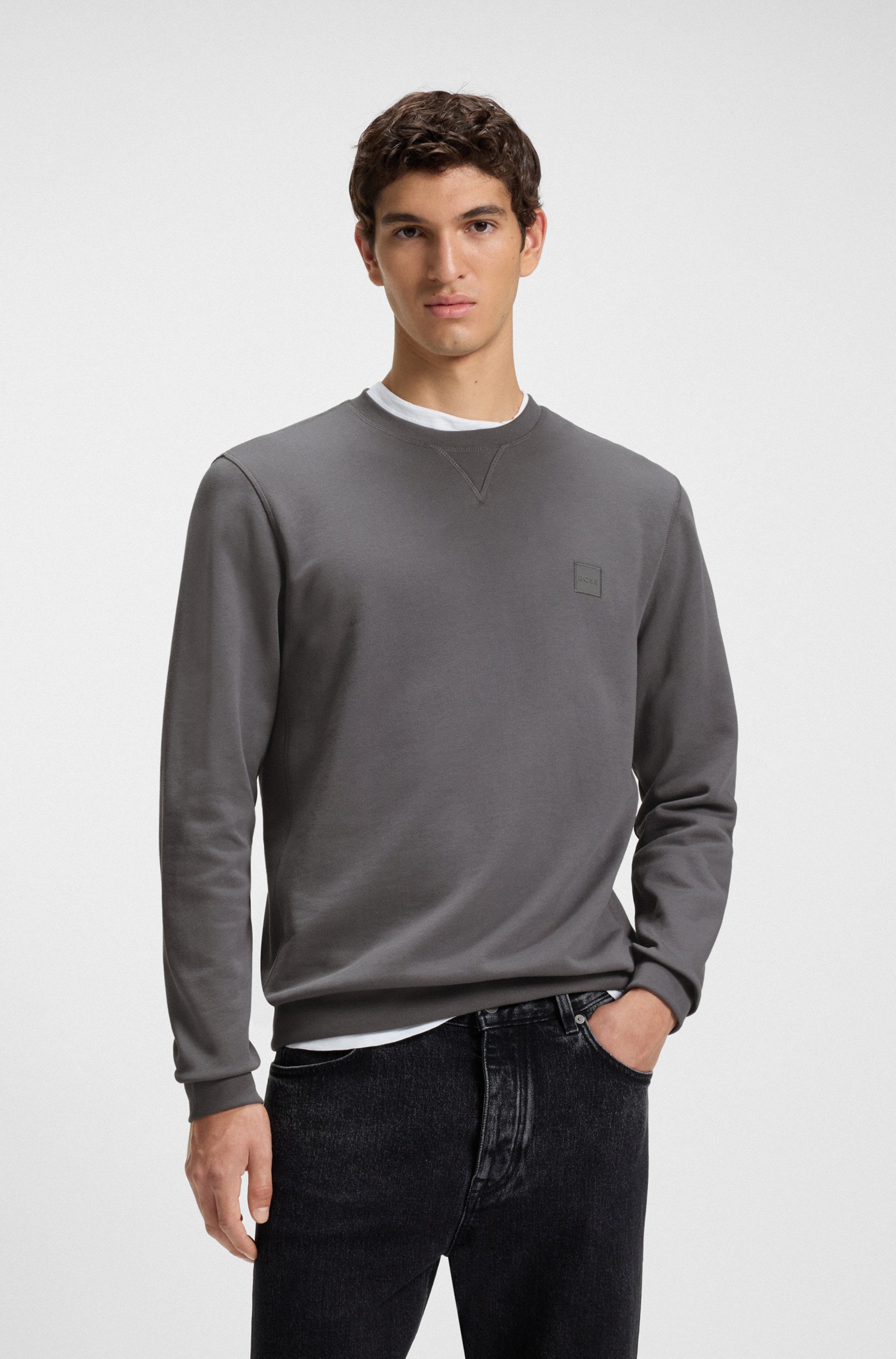 BOSS ORANGE Sweat-shirt »Westart«, avec patch logo BOSS
