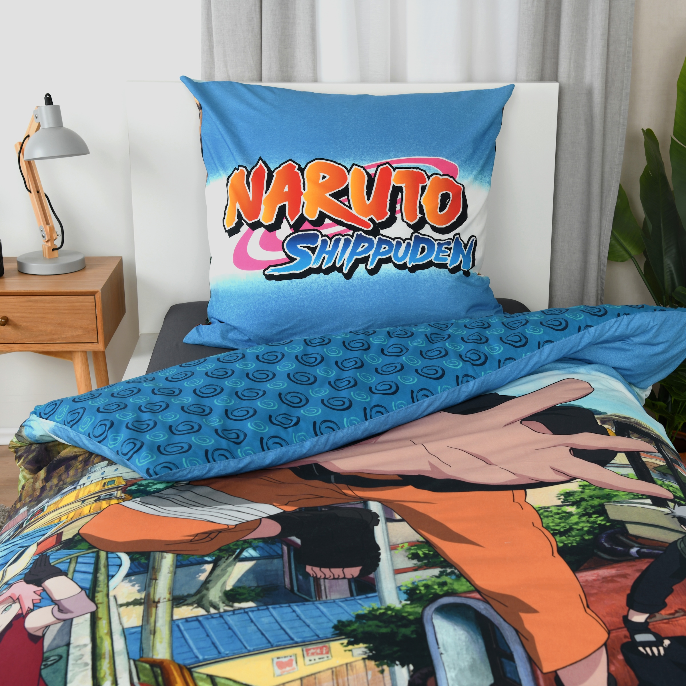 Naruto Linge de lit »Naruto Shippuden« 2 Parure de lit réversible