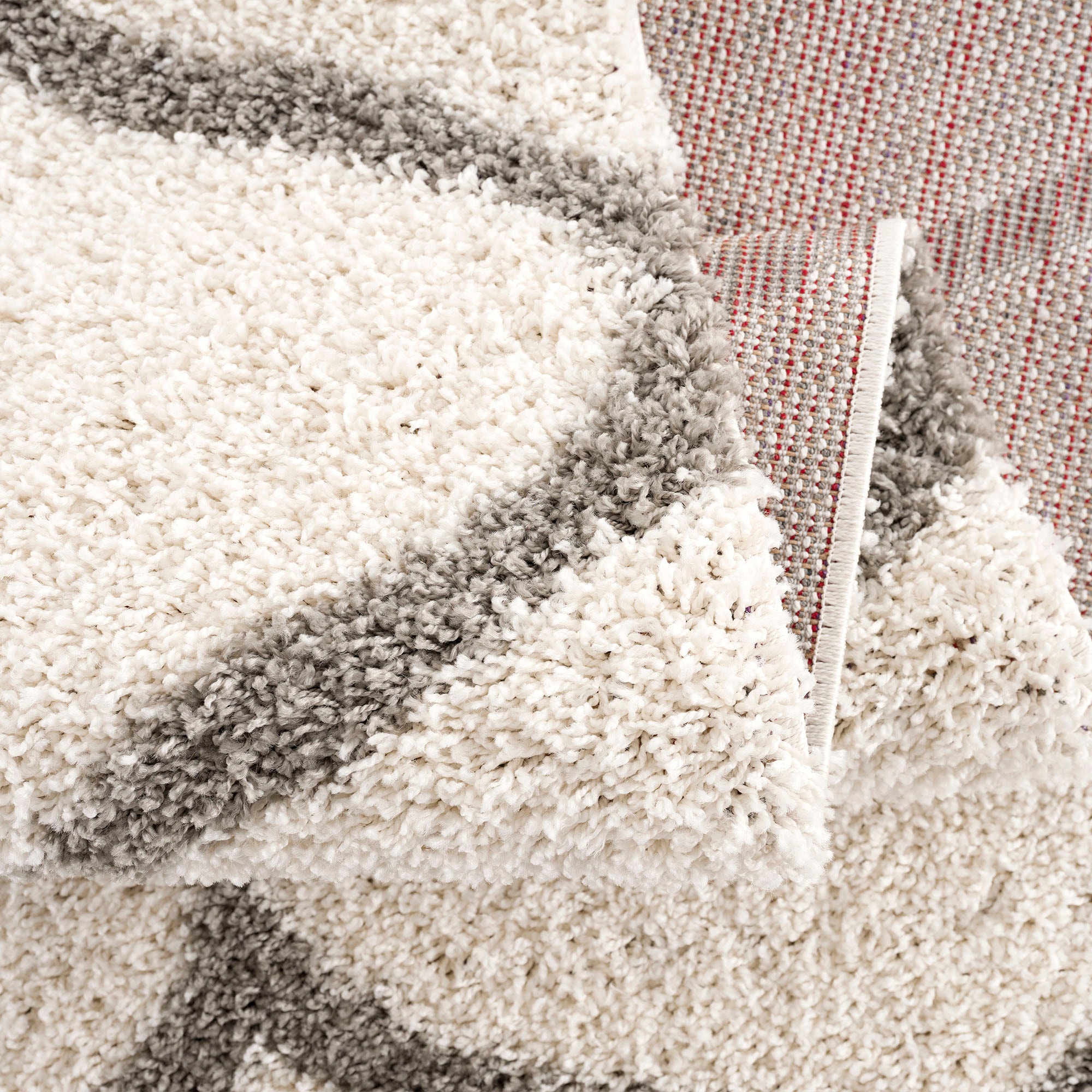 Sanat Hochflor-Teppich »Madrid« rund 30 mm Höhe Wohnzimmer, Langflor, Shaggy Teppich