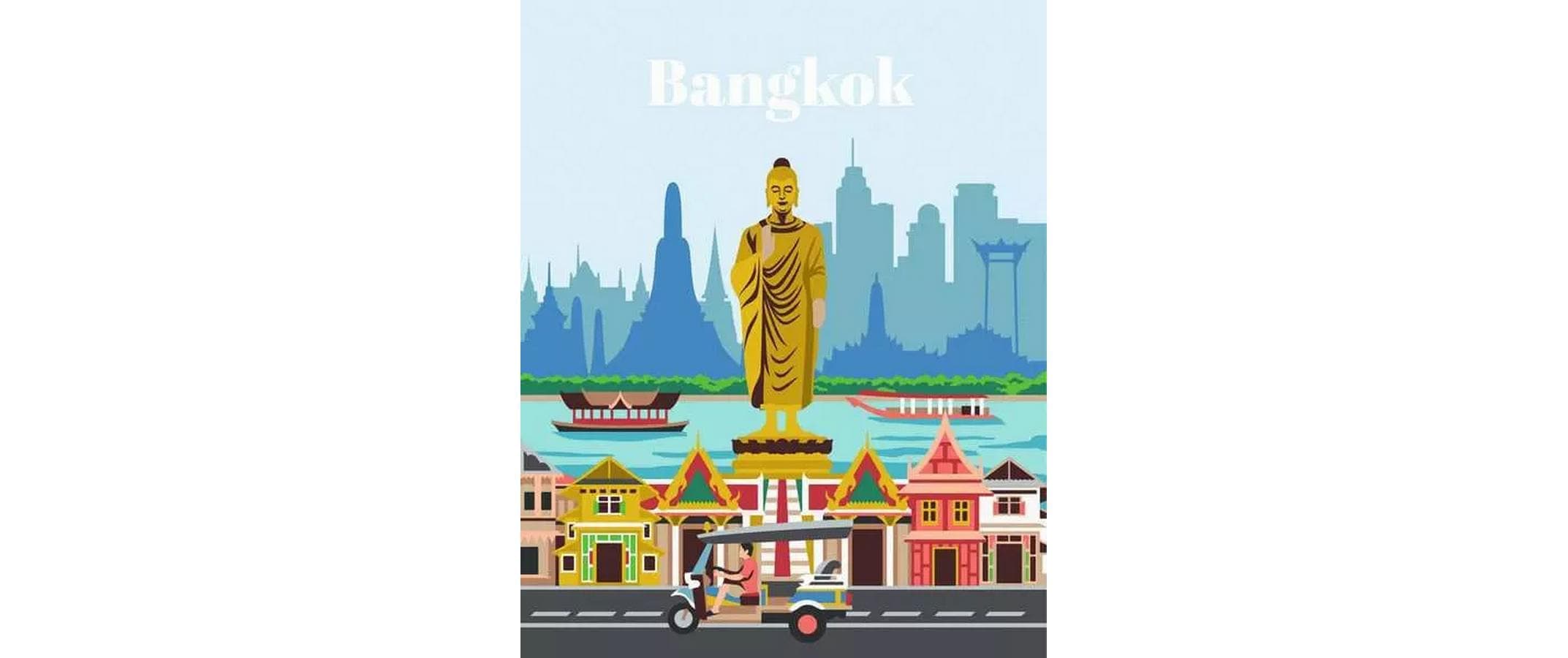 Ravensburger Malen nach Zahlen »CreArt Citys Farbenfrohes Bangkok«