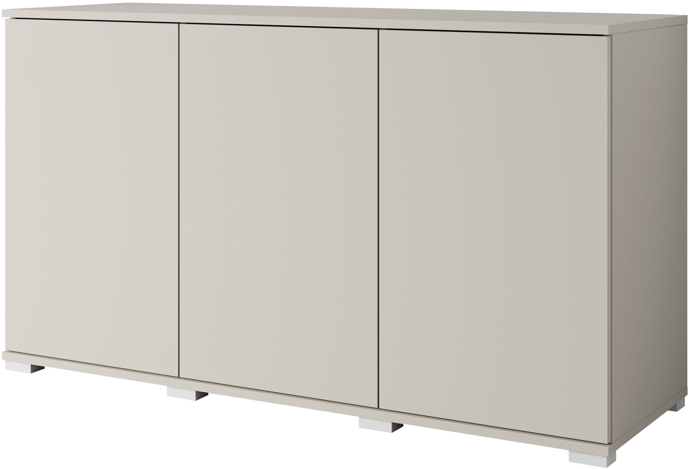 GOODproduct Sideboard »Kenia, moderne grifflose Kommode mit 3 Türen, Breite 120 cm« 1 Stk. tlg. Push-to-Open-Fronten, höhenverstellbaren Einlegeböden