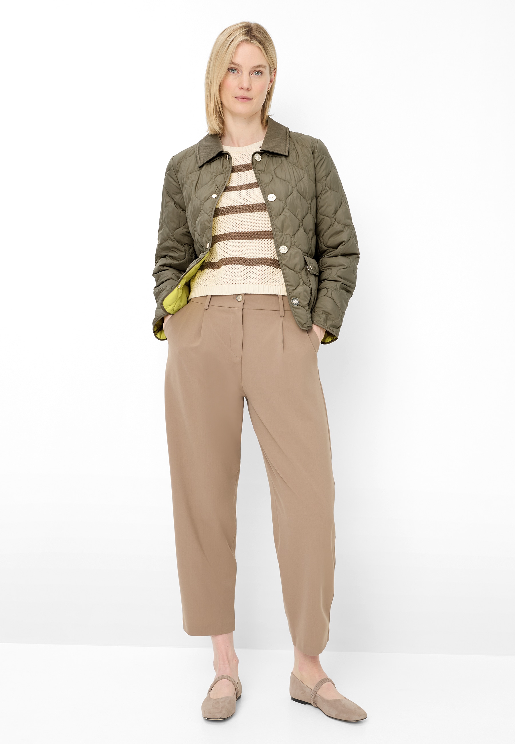 Fuchs Schmitt Veste matelassée modische Steppung, Regular Fit, grosse Taschen mit Druckknöpfen