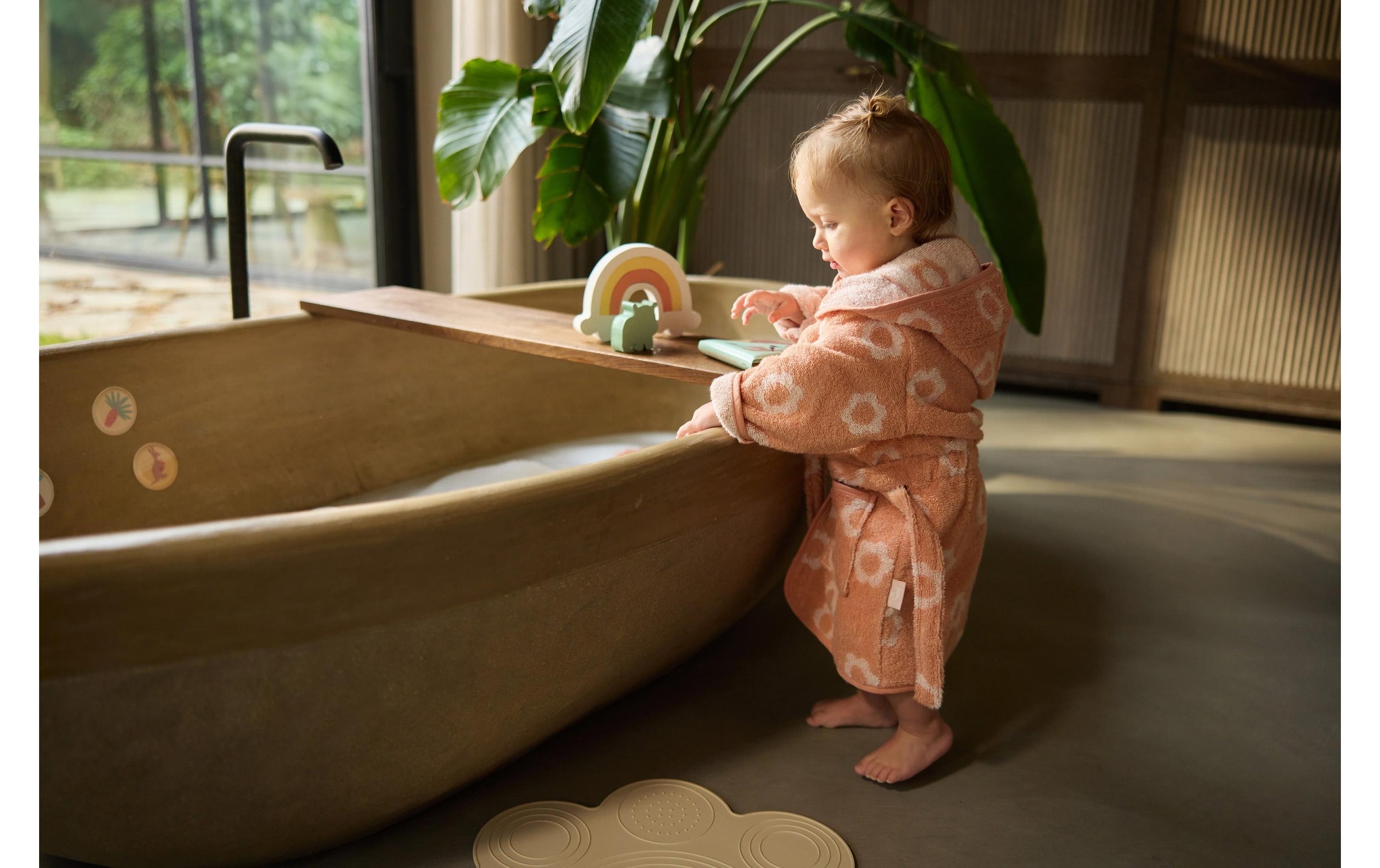 Jollein Peignoir de bain »Frottee 1-2 Jahre Jacquard«