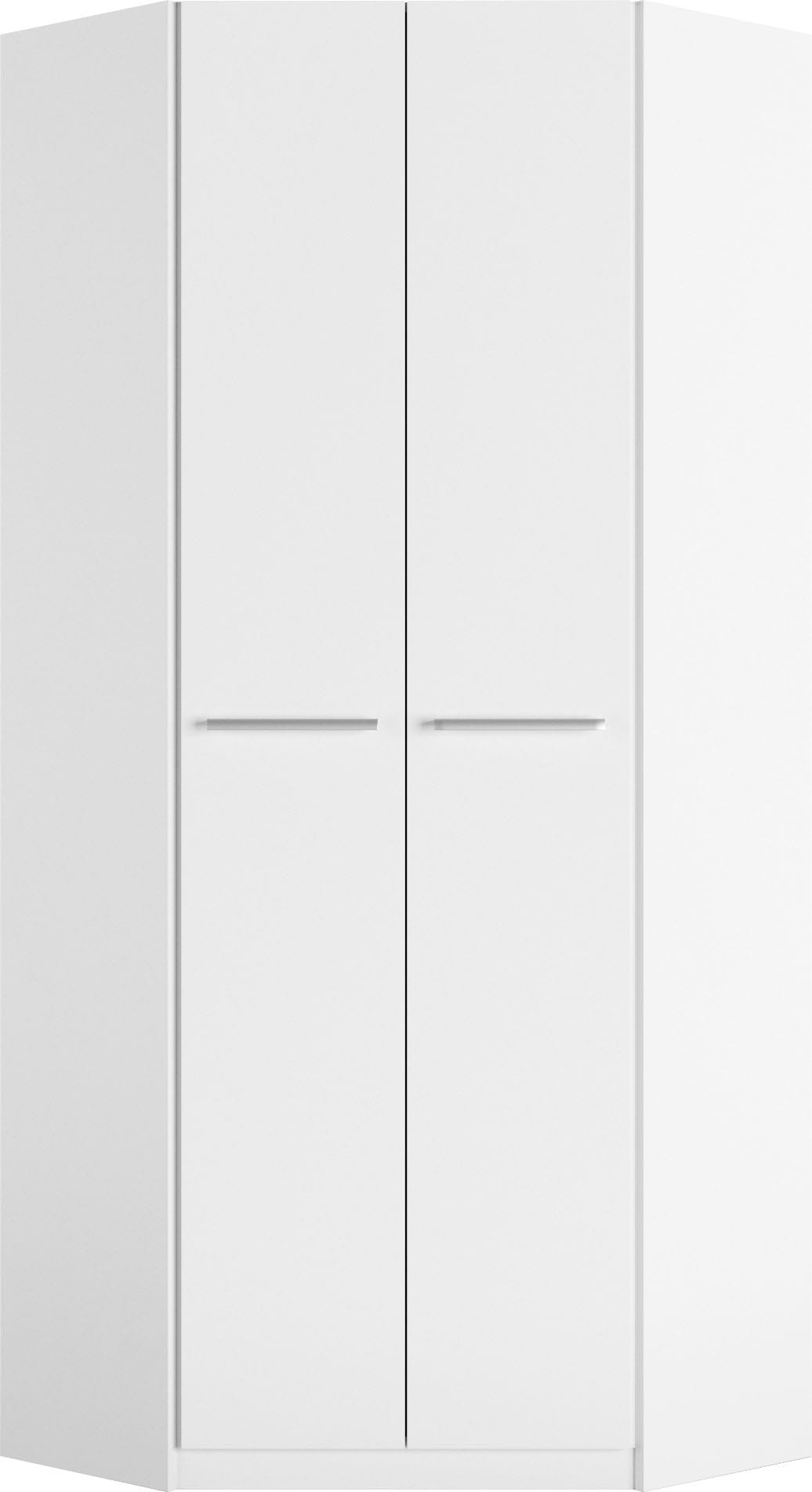 priess Armoire d'angle »Barcelona Kleiderschrank Ecklösung Raumwunder« en 2 profondeurs Armoire d'angle Armoire Vestiaire