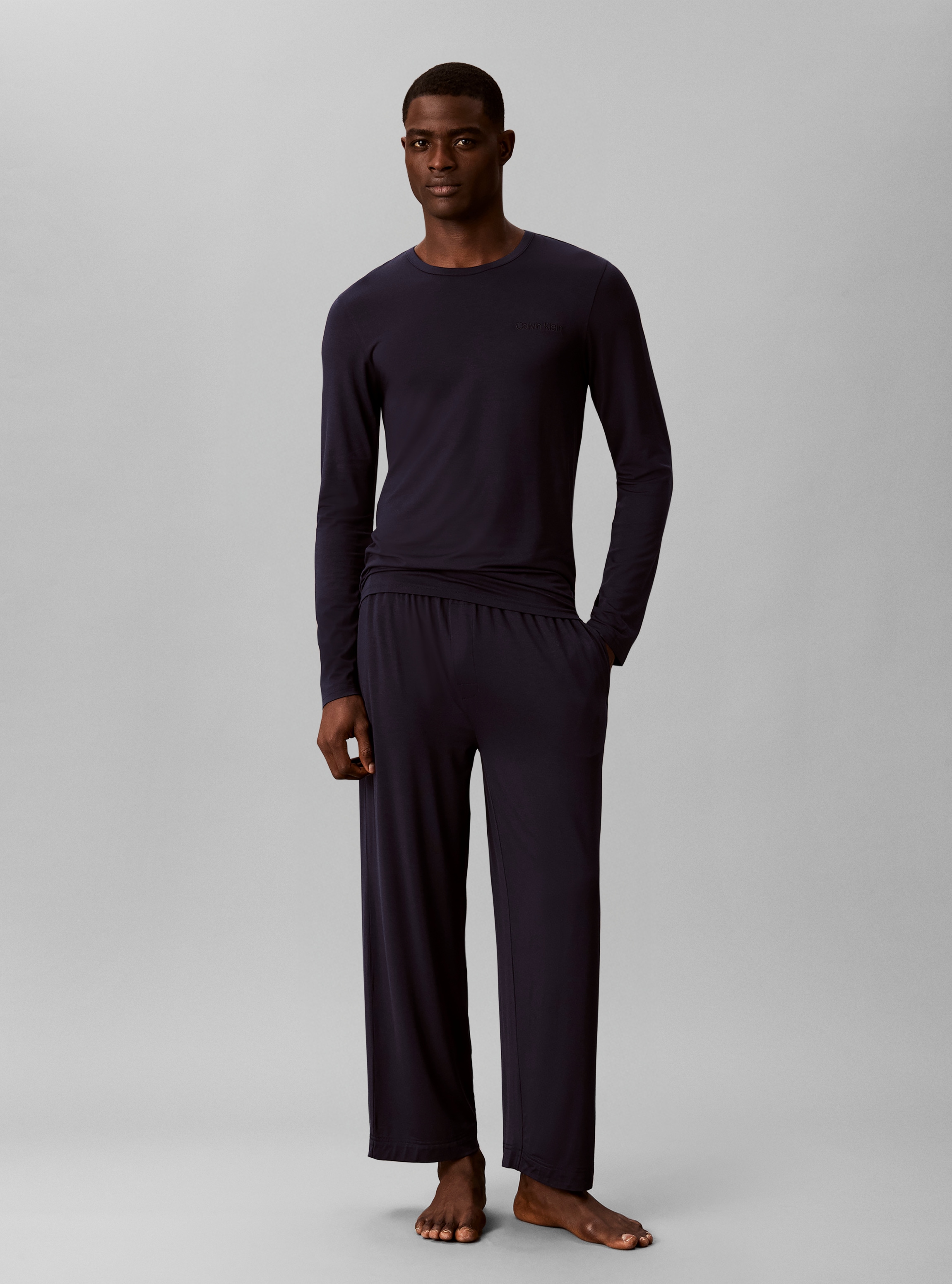 Calvin Klein Underwear Pyjama »MODAL PANT SET« 2 coupe régulière avec ceinture élastique
