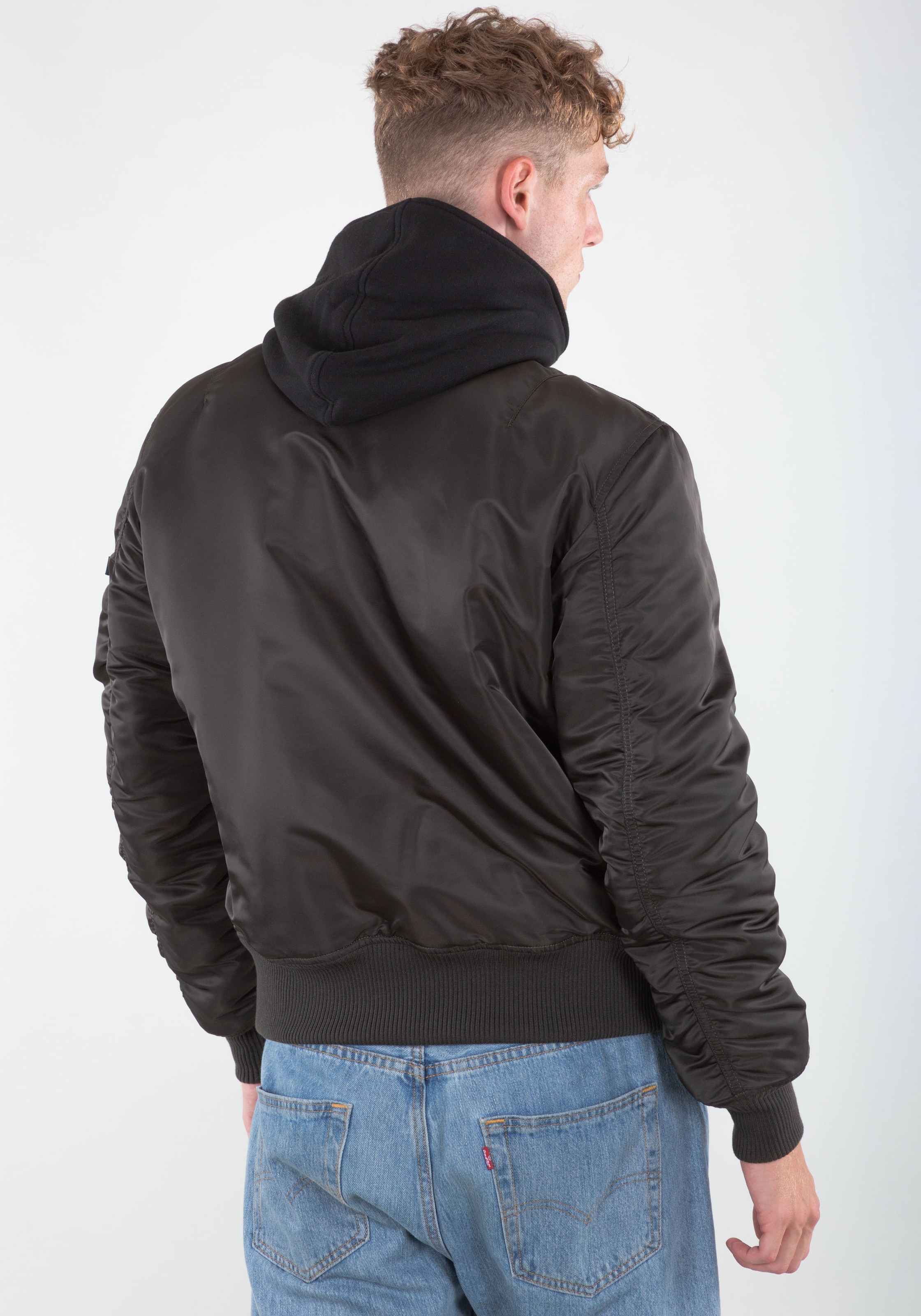 Alpha Industries Bomberjacke »MA-1 D-TEC« mit Kapuze