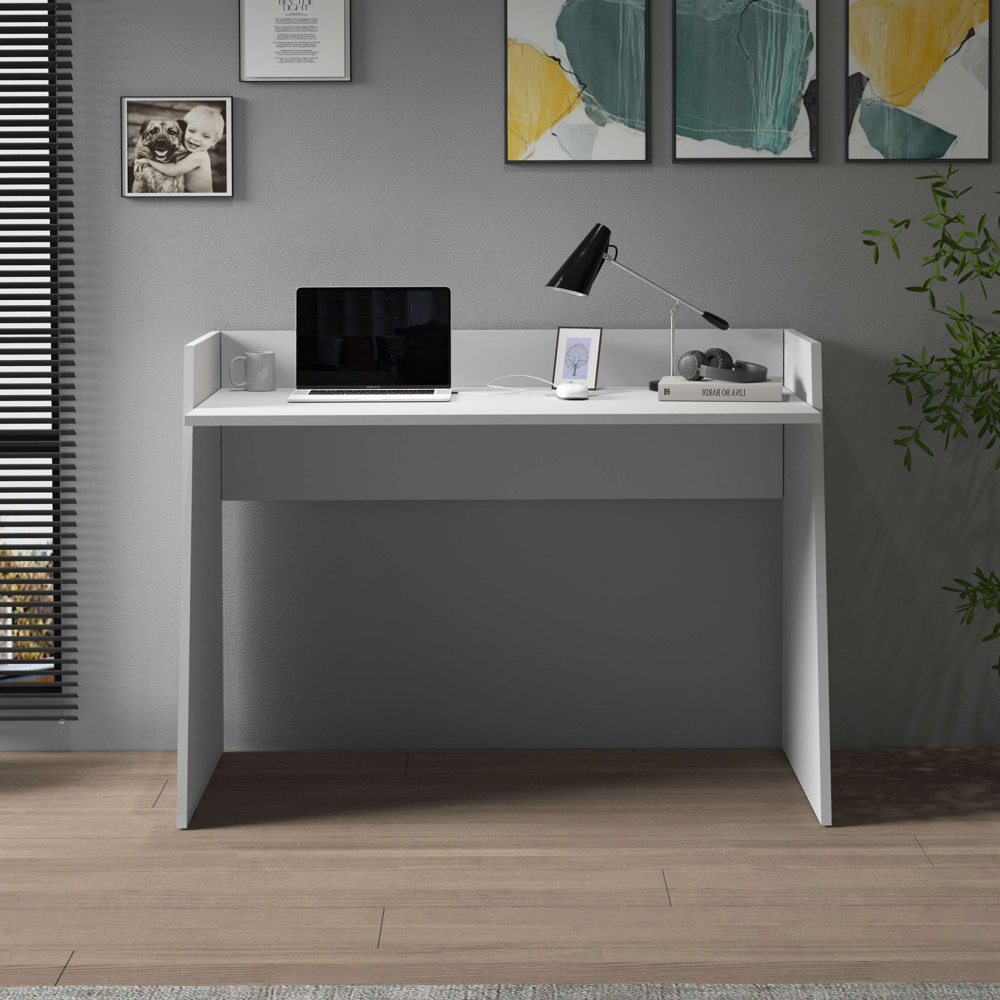 Home affaire Bureau »Vega, Schreibtisch, kleiner Computertisch, Bürotisch für Büro« 1 cuis tlg. mit 2 Diagonalseit, Arbeitsplatte Breite 100 cm