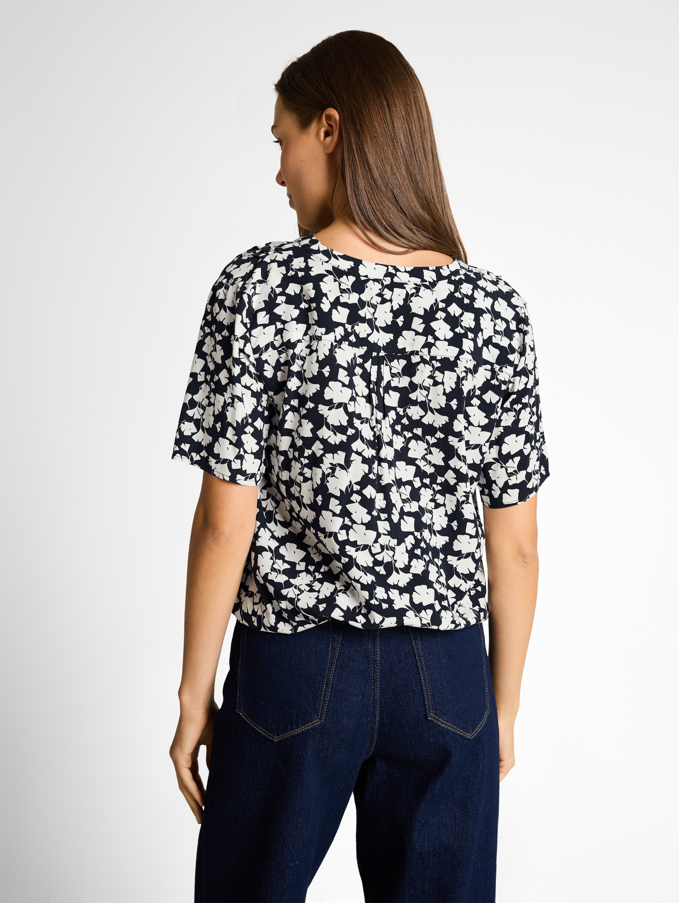TOM TAILOR Klassische Bluse »Regular« mit All-Over Print