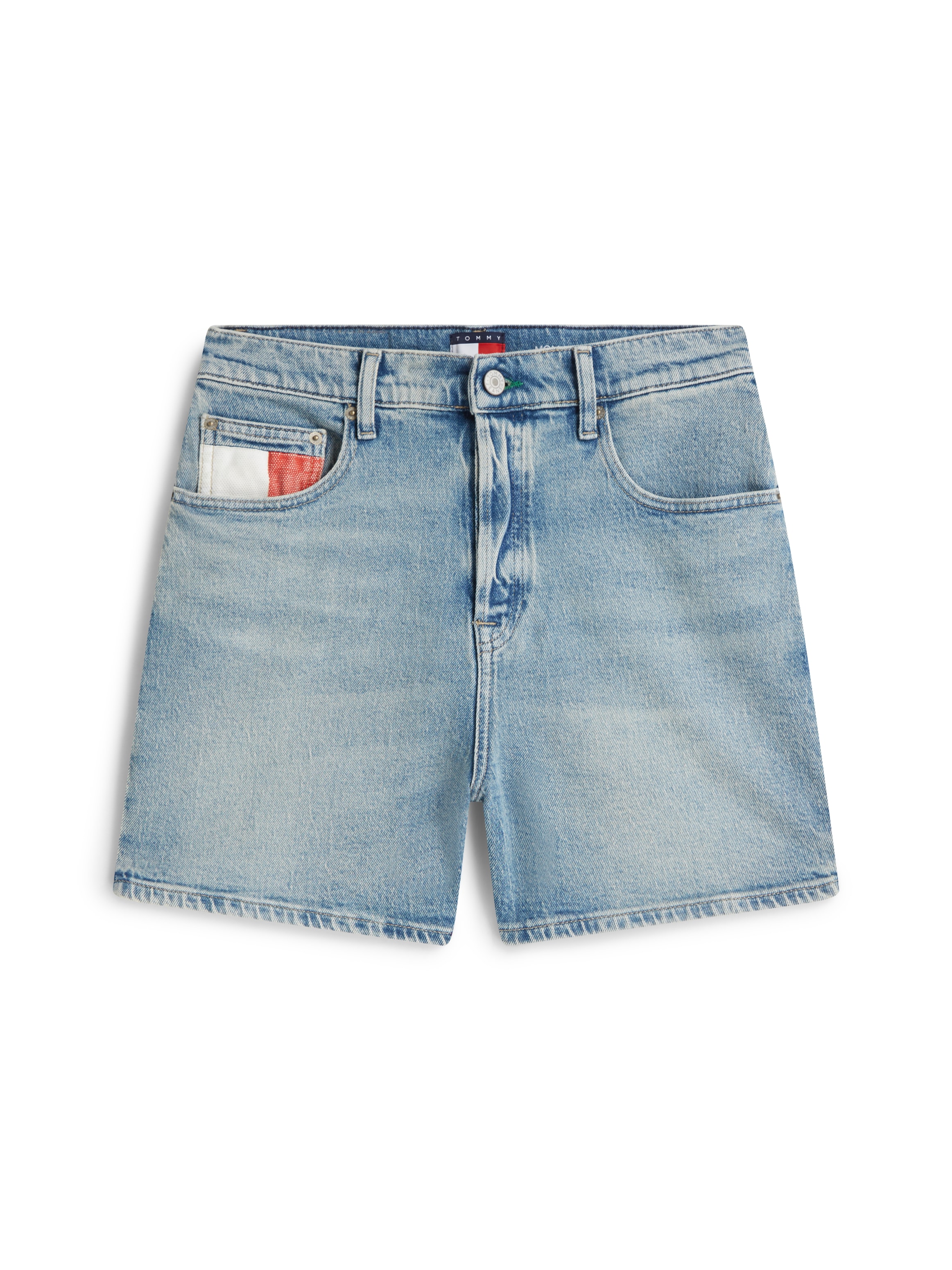 Tommy Jeans Short en jean »MOM SHORT RWB CBF CJ6115« Baumwollmischung, Mom Fit, high rise