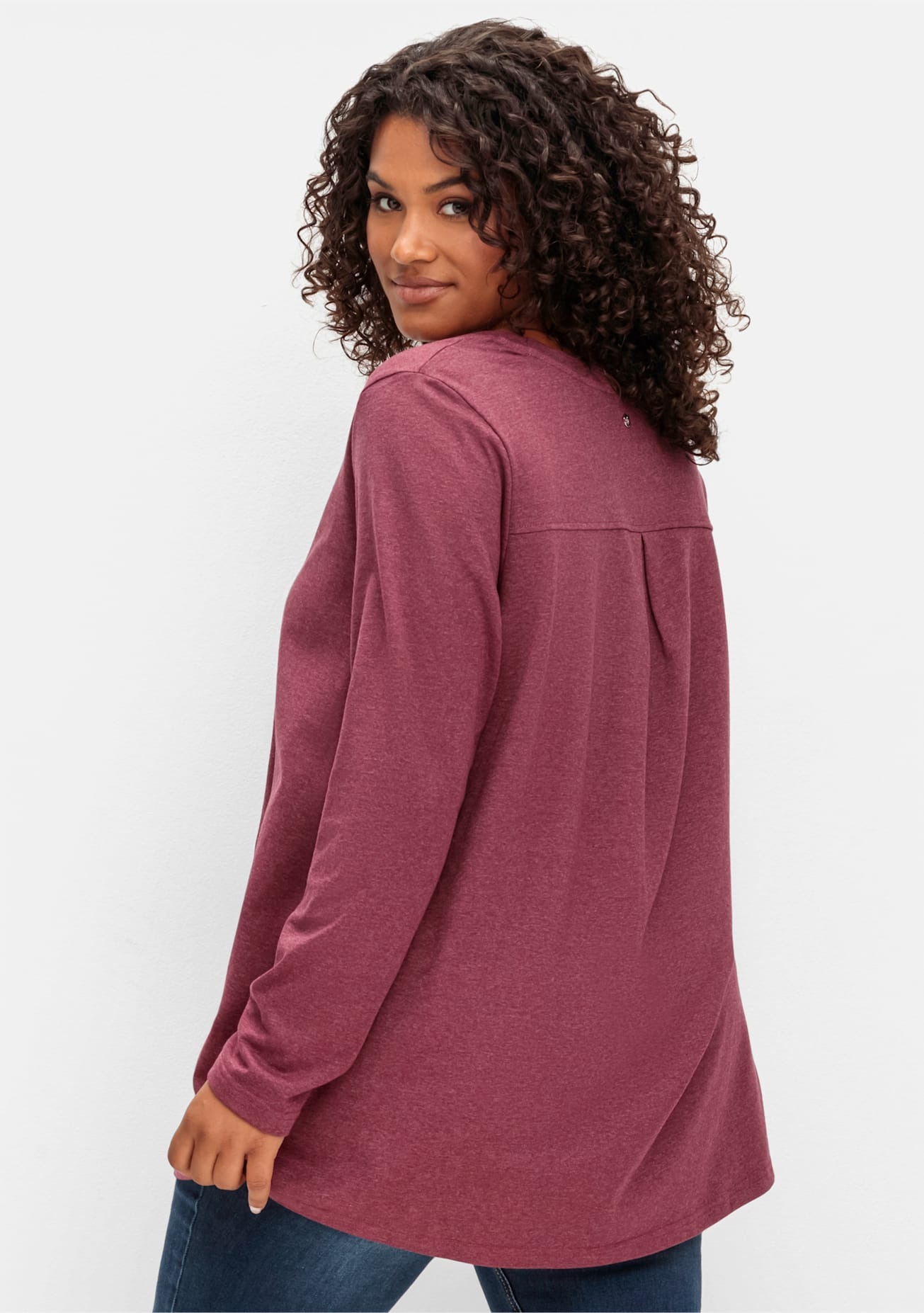 Sheego T-shirt à manches longues »Langarmshirt« 1 cuis