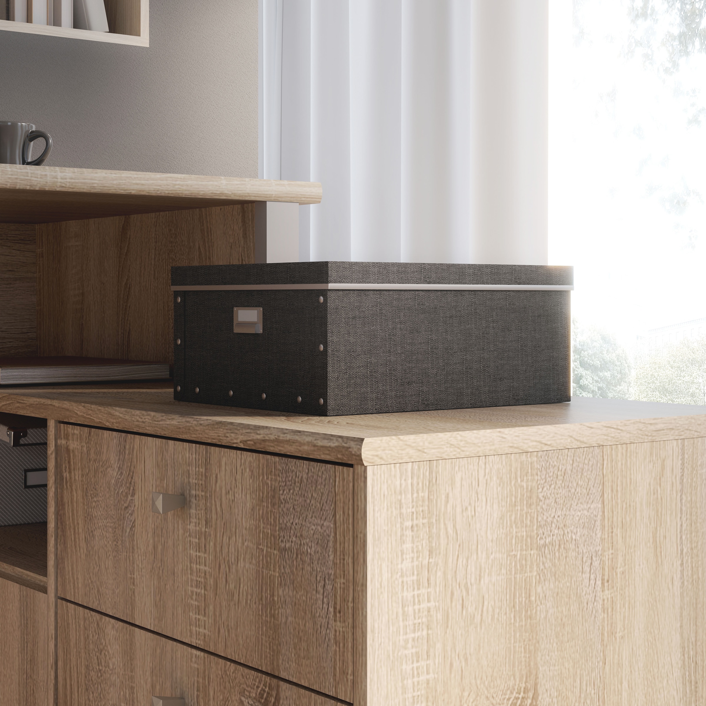 FORTE Bureau d'angle »Tempra« beaucoup de rangement, largeur 151 cm