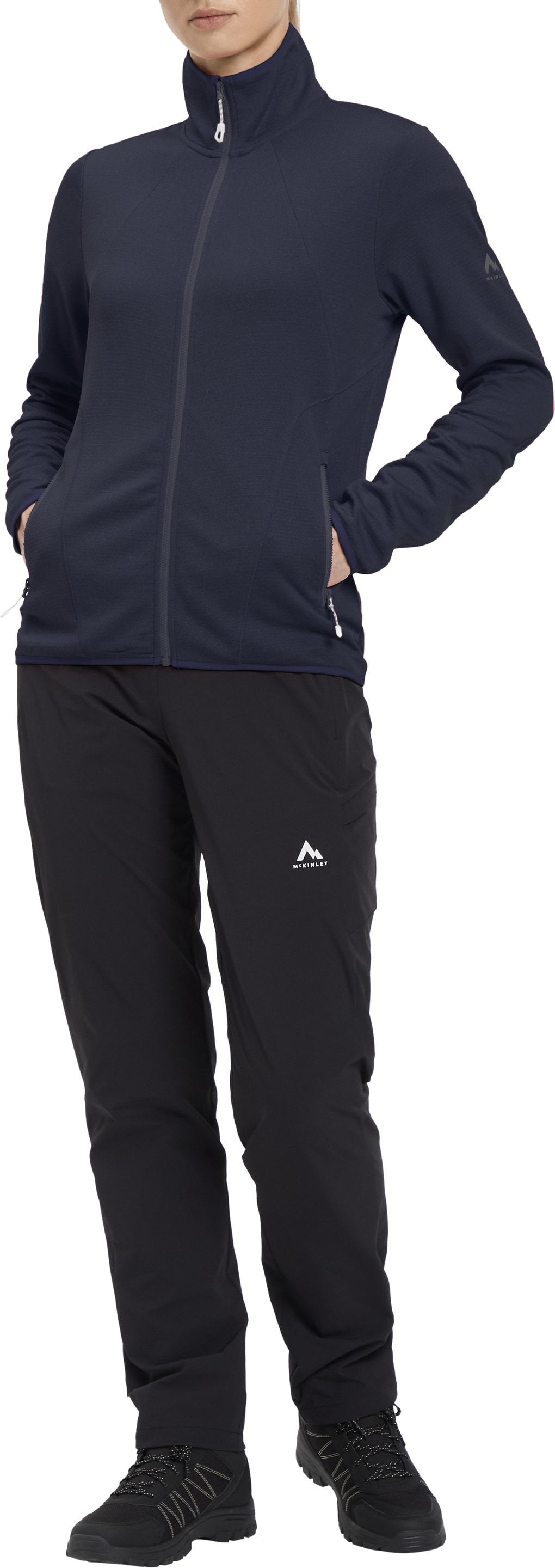 McKINLEY Veste polaire »DA.-UNTERJACKE ROTO III W« avec col montant, poches zippées