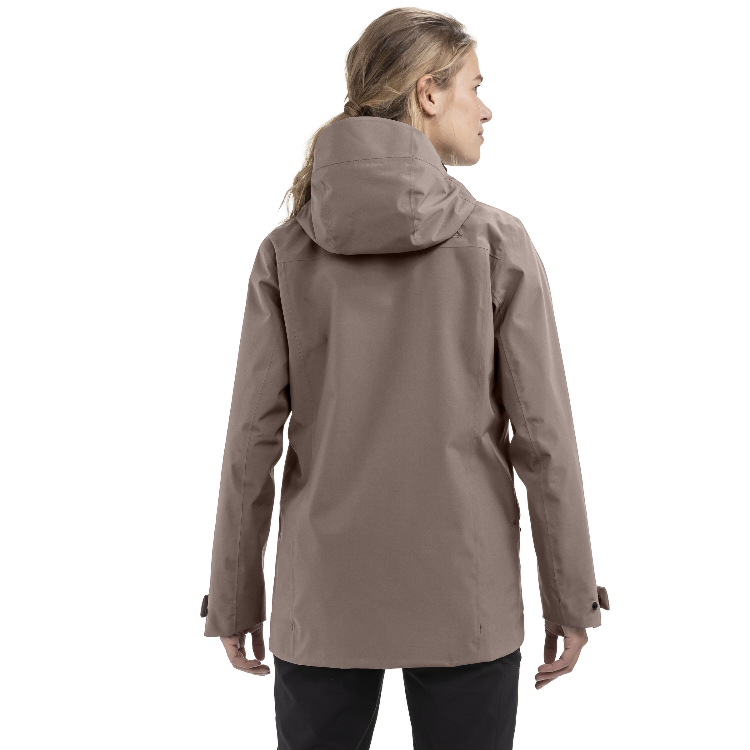 Schöffel Veste de pluie »CIRC Jacket Style Smue WMN« mit Kapuze Übergangsjacke für Trekking und Wandern, winddicht, wasserabweisend,