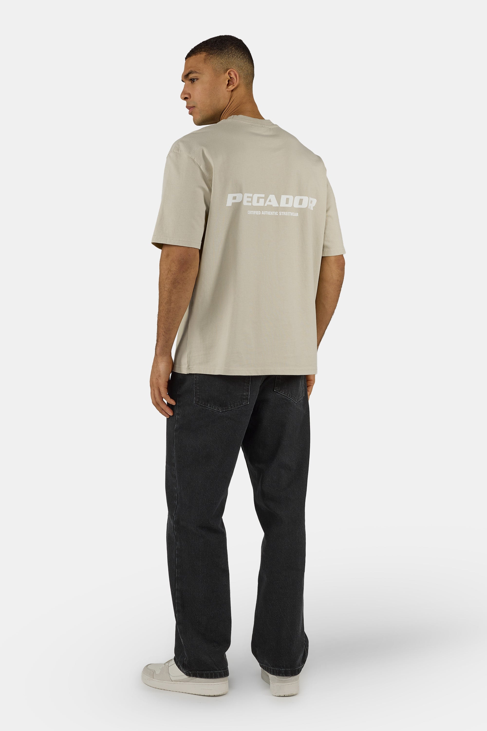 PEGADOR Shirt à col rond »COLNE LOGO OVERSIZED TEE« Coton, oversize