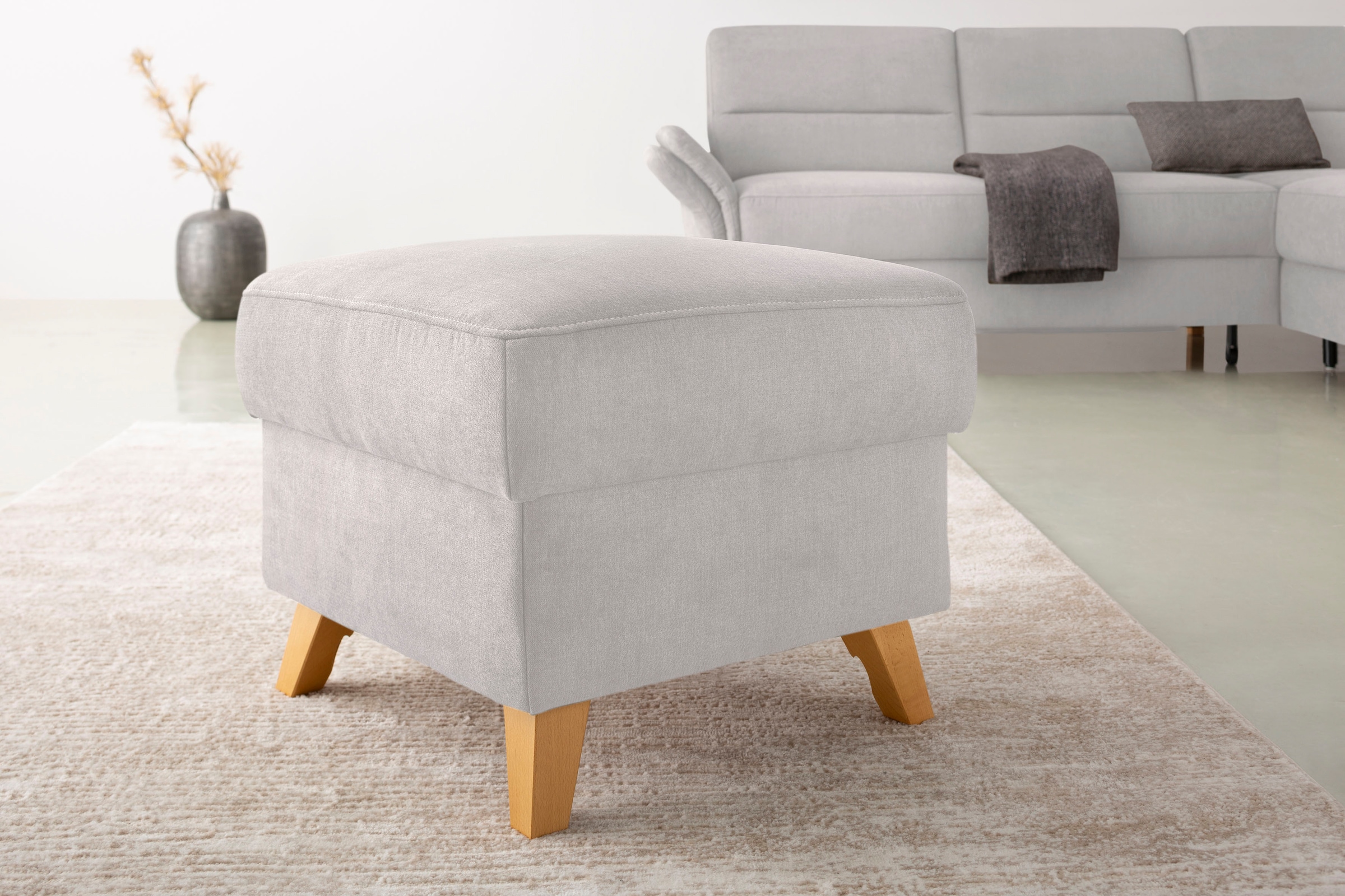 GOODproduct Tabouret de rangement »Westerland« dans de nombreux types de revêtements et couleurs, également en microfibre de luxe imprégnée