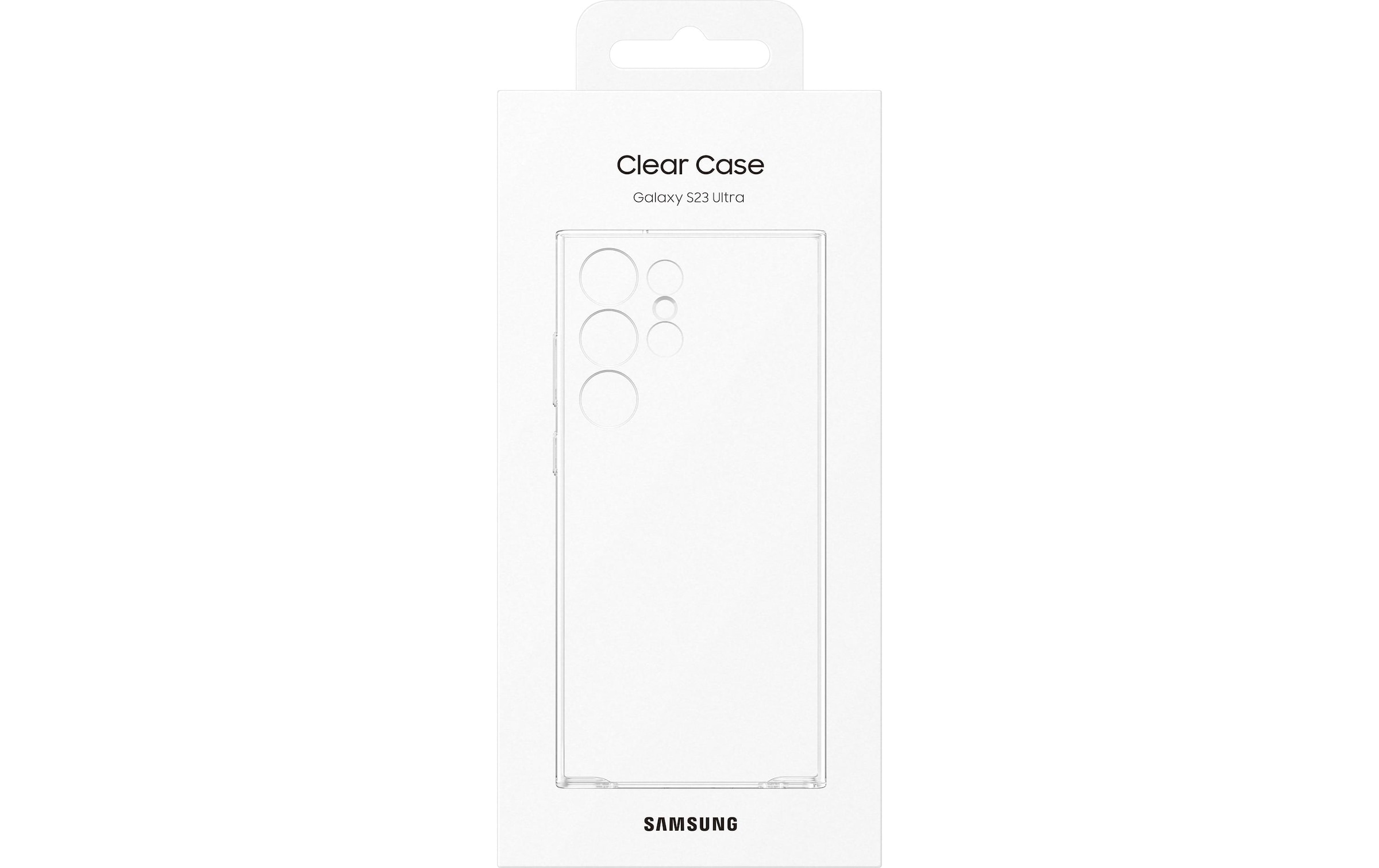 Samsung Handyhülle »Clear Case Transparent« Samsung Galaxy S23 Ultra