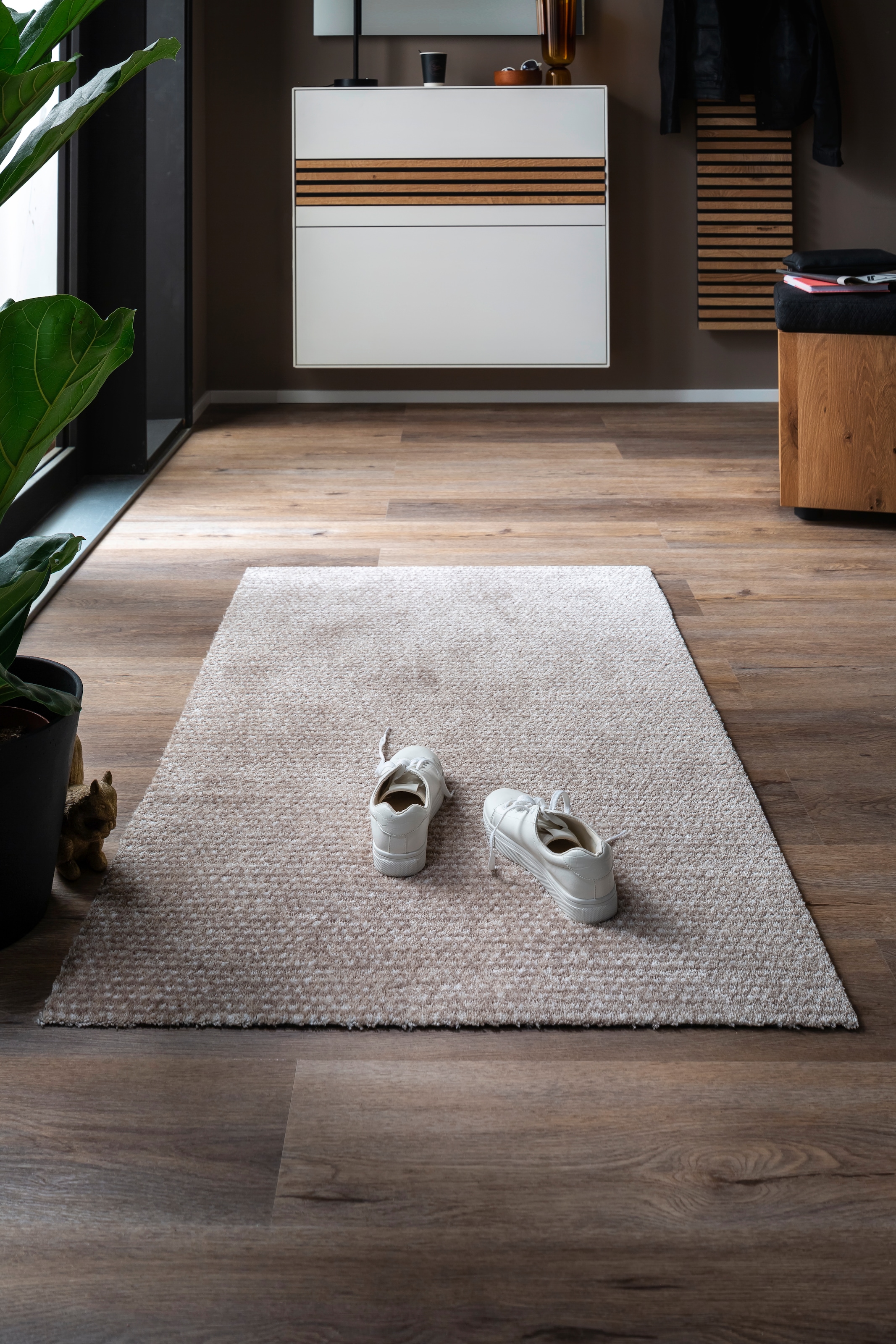 SCHÖNER WOHNEN-Kollektion Tapis de sol »Miami 002« Rectangulaire 7 mm Höhe Schmutzfangmatte, waschbar