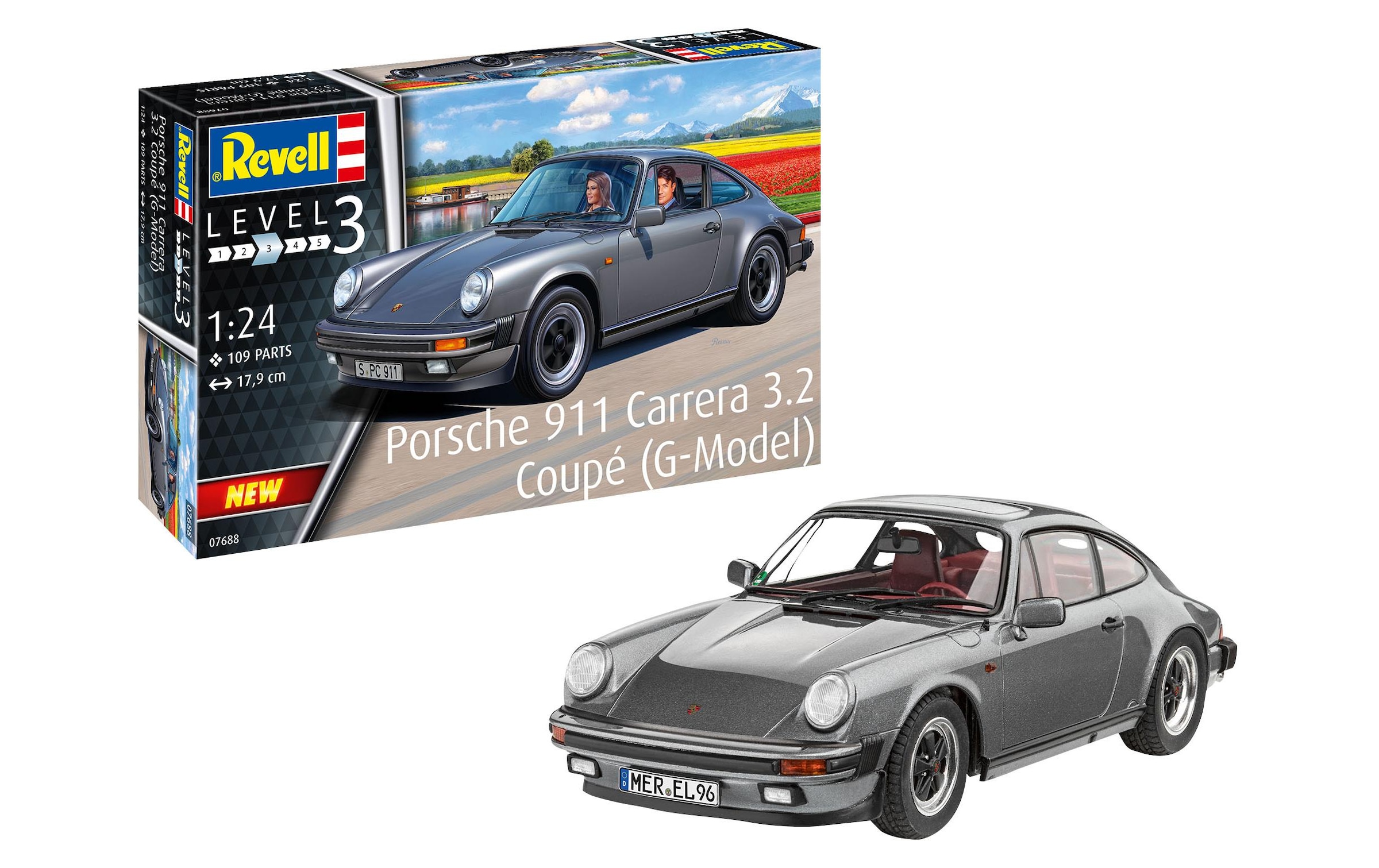 Revell® Modellbausatz »Bausatz Porsche 911 G-Modell Coupé 1:24« 100 Stk. tlg. 1:24