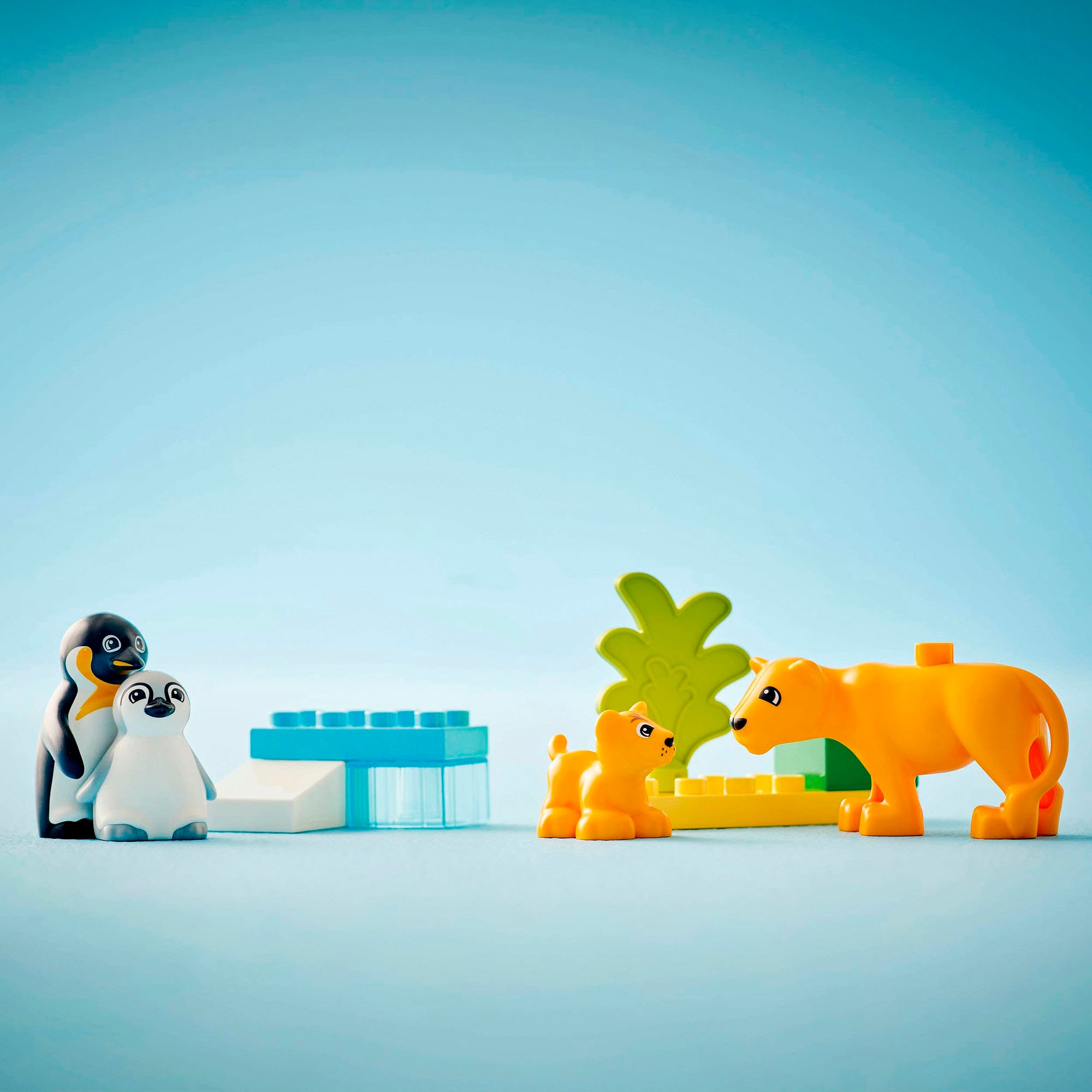 LEGO® Pions de construction »Wildtier-Familien: Pinguine und Löwen (10442), LEGO DUPLO Town« Made in Europe