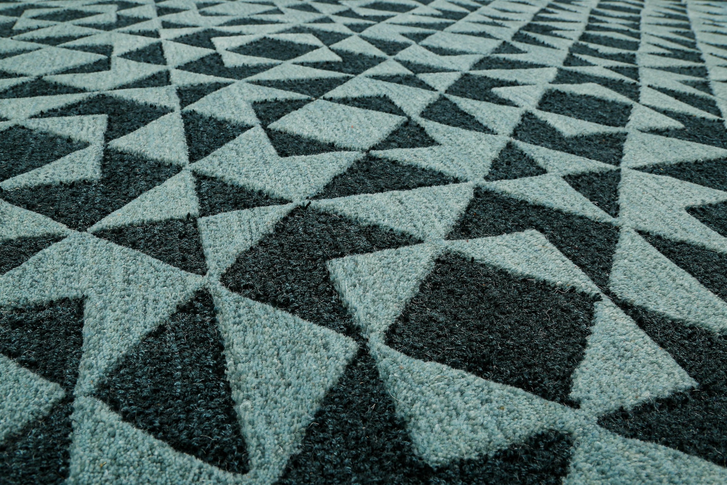 Wecon home Tapis »Downtown« Rectangulaire 10 mm Höhe handgefertigt, pflegeleicht, Fasermix, Wohnzimmer, Schlafzimmer