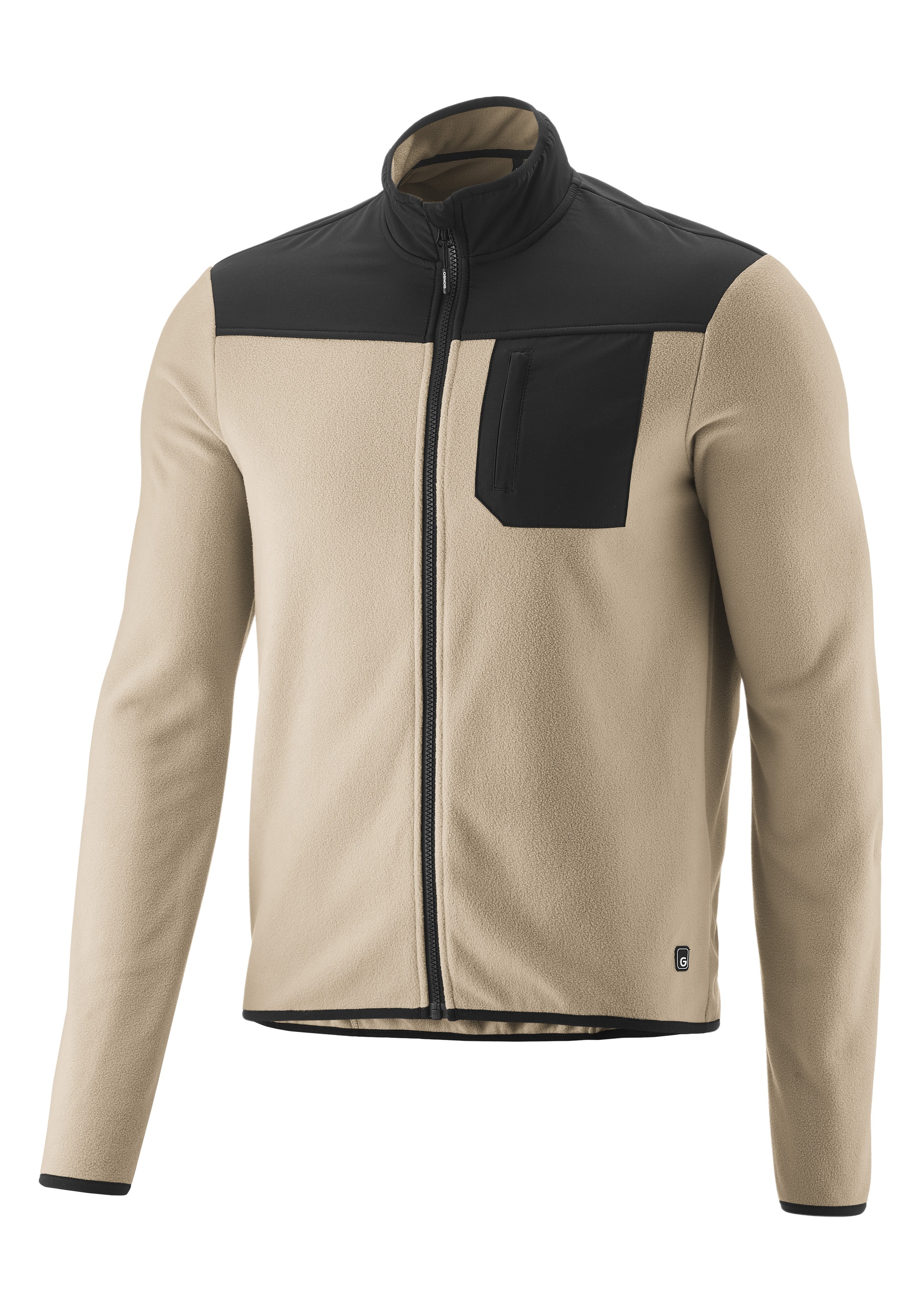 Gonso Radtrikot »Adventure Jersey Fleece M« Herren Fahrradtrikot langarm, weiches Fleece-Material, Full-Zip Trikot