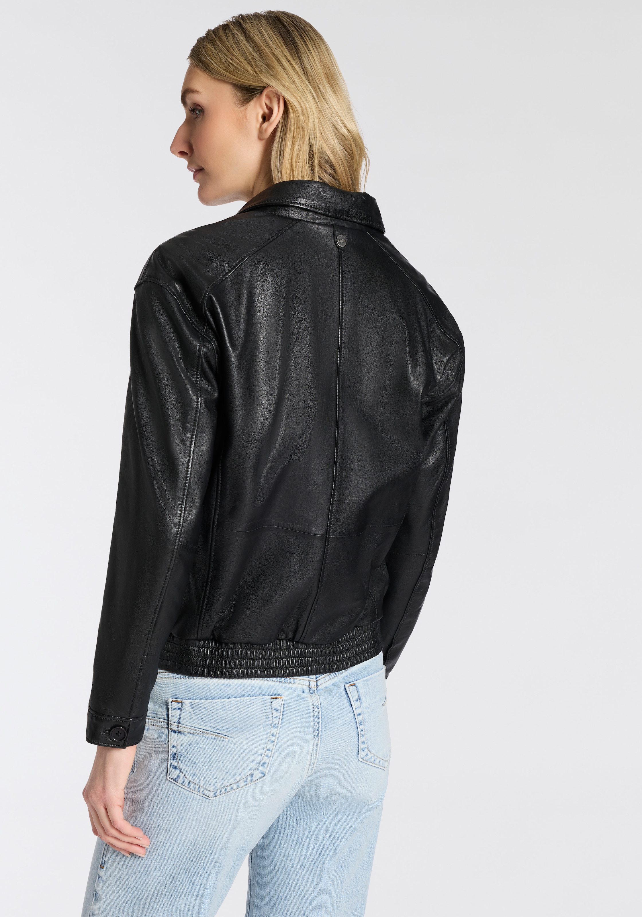 Mauritius Veste en cuir »MWTylli OS OT« Bomberjacke mit Elastikbund