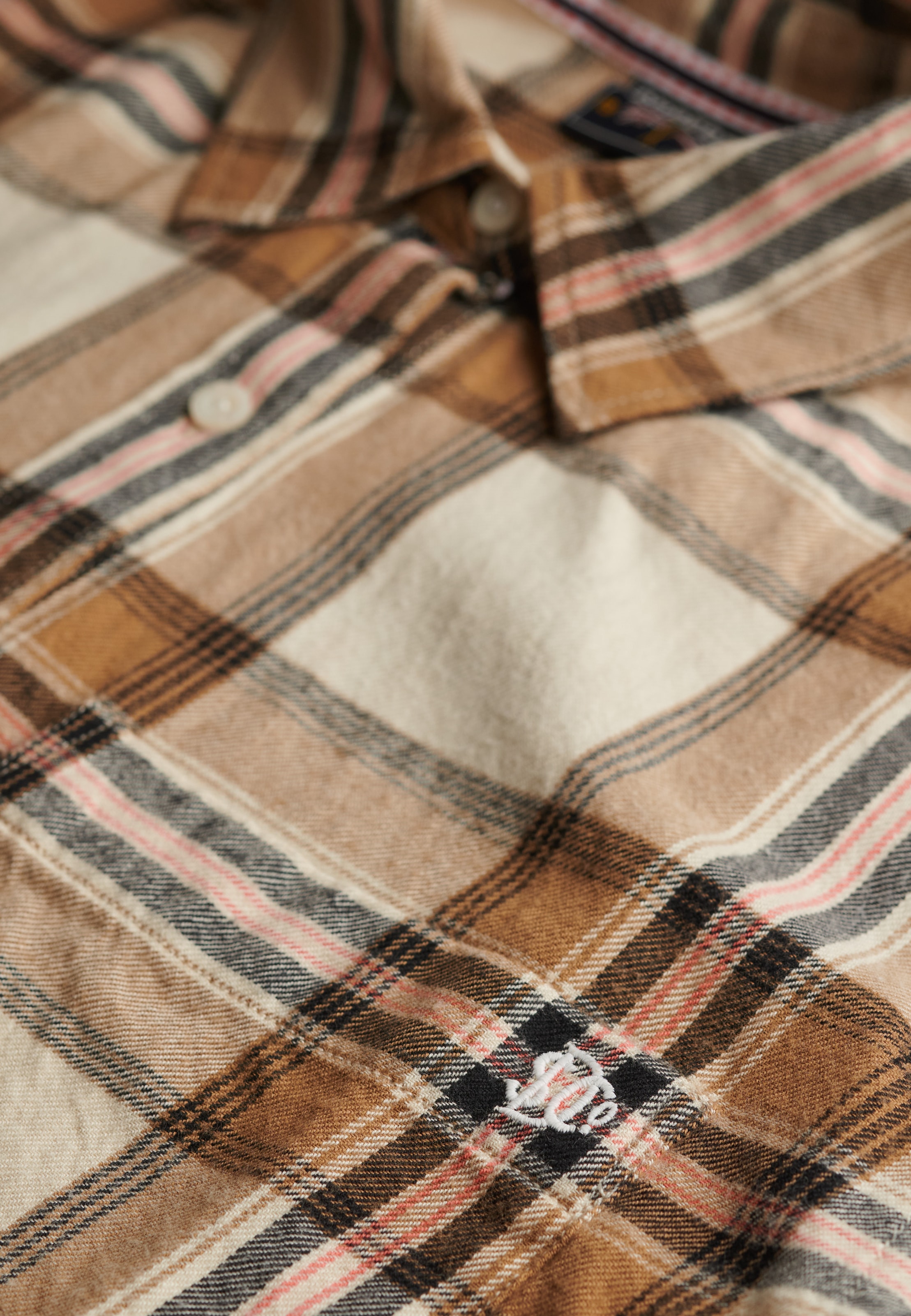 Superdry Blouse à carreaux »CHECK FLANNEL BOYFRIEND SHIRT«