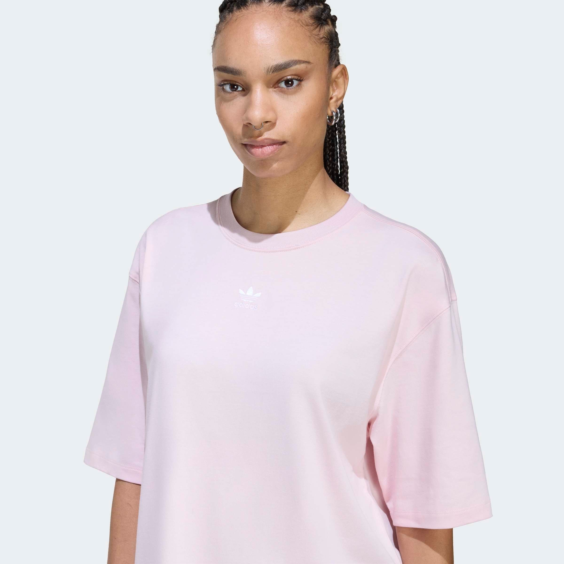 adidas Originals T-Shirt »ESS BOYFR TEE« sportlicher Stil, Kurzarm, aus Baumwolljersey