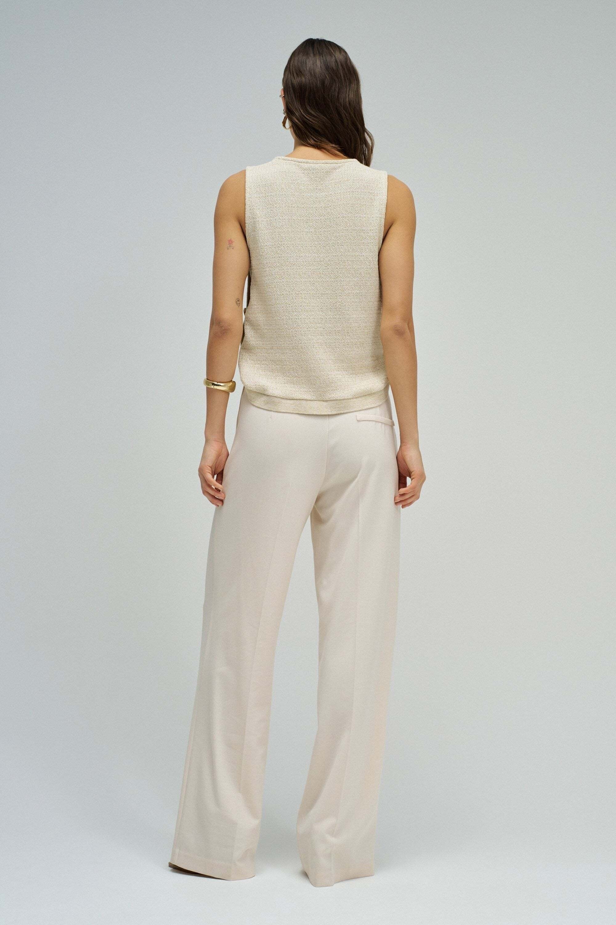 Salsa Tanktop »Salsa Jeans Top Lurex Knit With Buttons«