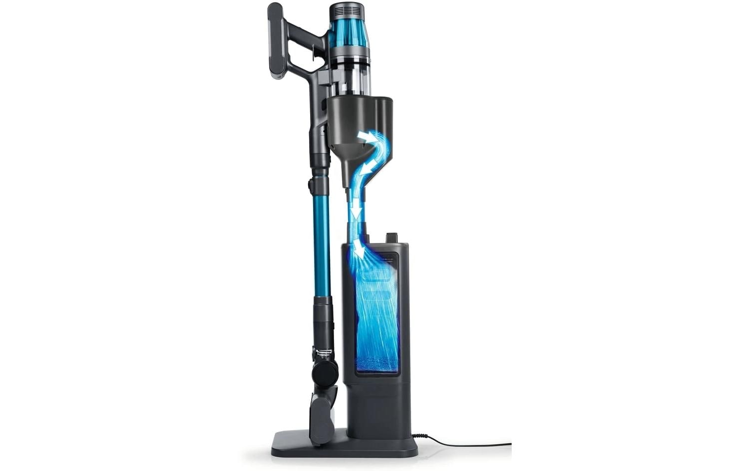 MAXXMEE Akku-Hand-und Stielstaubsauger »Lichterblitz Akku Zyklon Deluxe Mit Absaugst« Leistungsstarker Zyklon-Staubsauger mit Selbstreinigungsstation