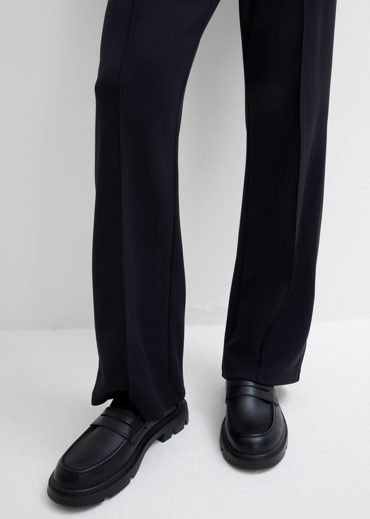 bonprix Pantalon sweat  mit Biese, Regular Fit, mit Elasthan-Anteil