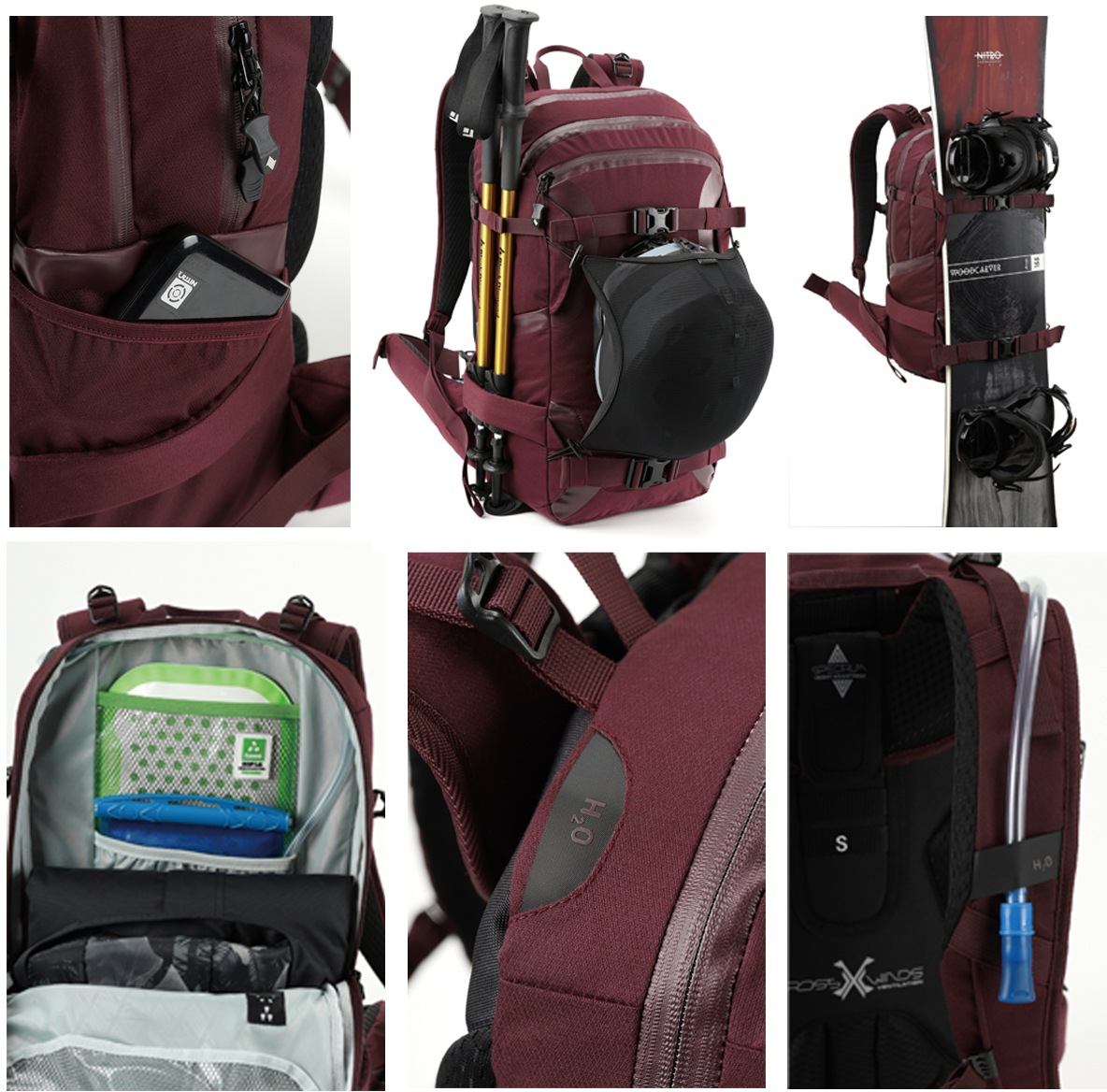 NITRO Freizeitrucksack »Slash 25 Pro« Snowboardrucksack, Wanderrucksack, Freizeitrucksack, Skatepack