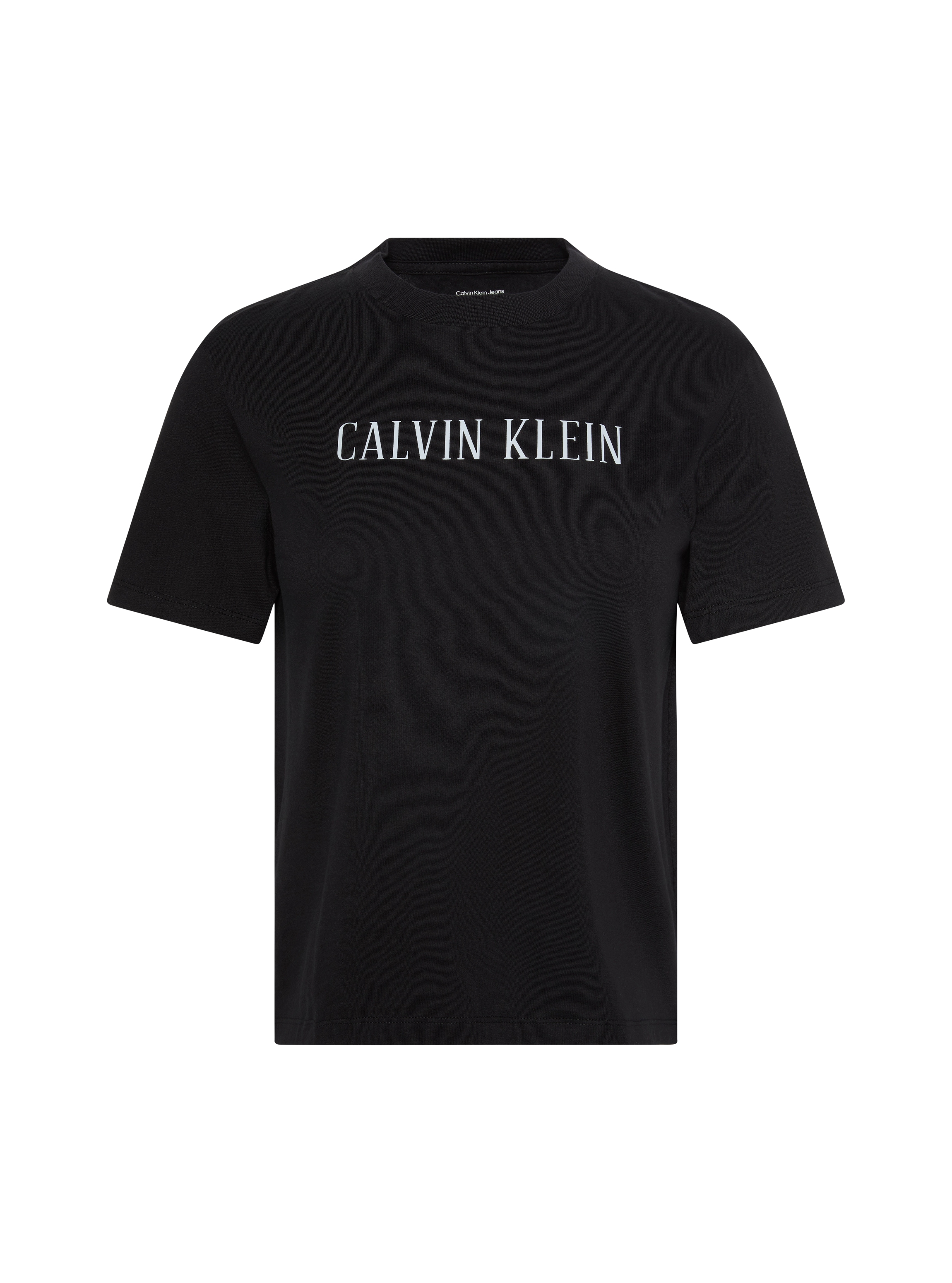 Calvin Klein Jeans T-shirt Encolure ronde, coupe régulière, inscription logo