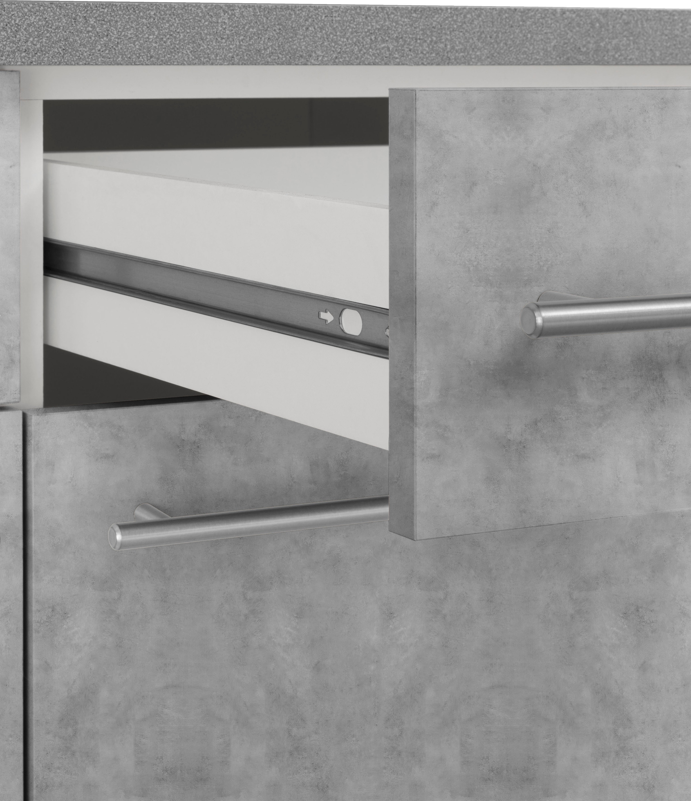 wiho Küchen Küche »Chicago« inklusive Spüle, Breite 180 cm