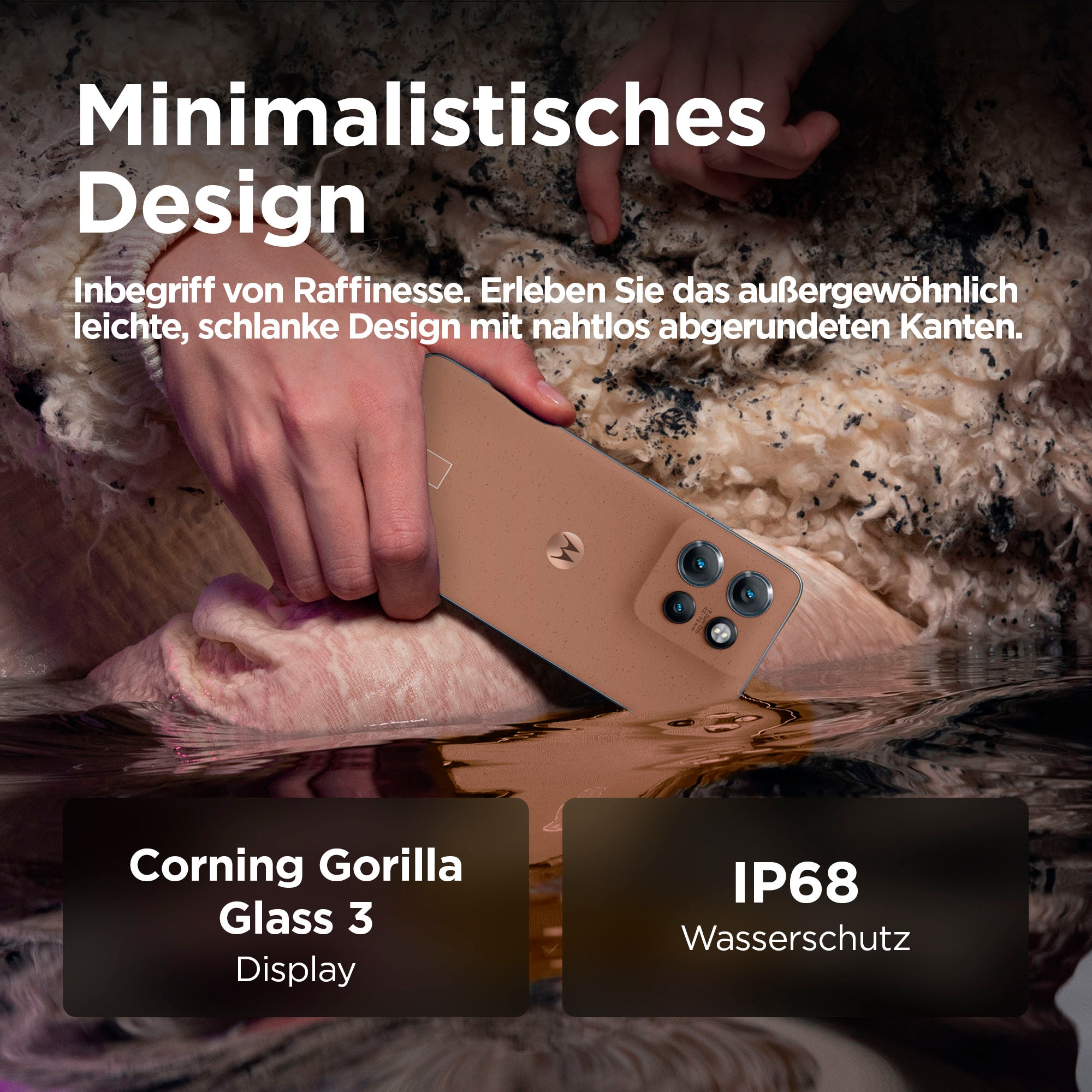 Motorola Smartphone »edge50 neo 256 GB« PANTONE® Mocha Mousse