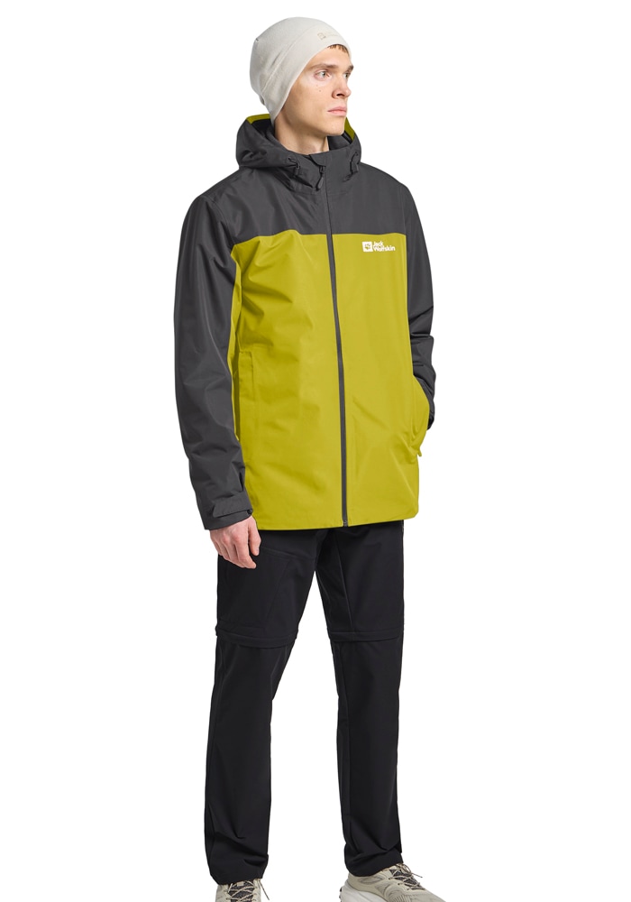 Jack Wolfskin »TAUBENBERG 3IN1 JKT M« mit Kapuze 3in1, wasserdicht, winddicht, Übergangsjacke