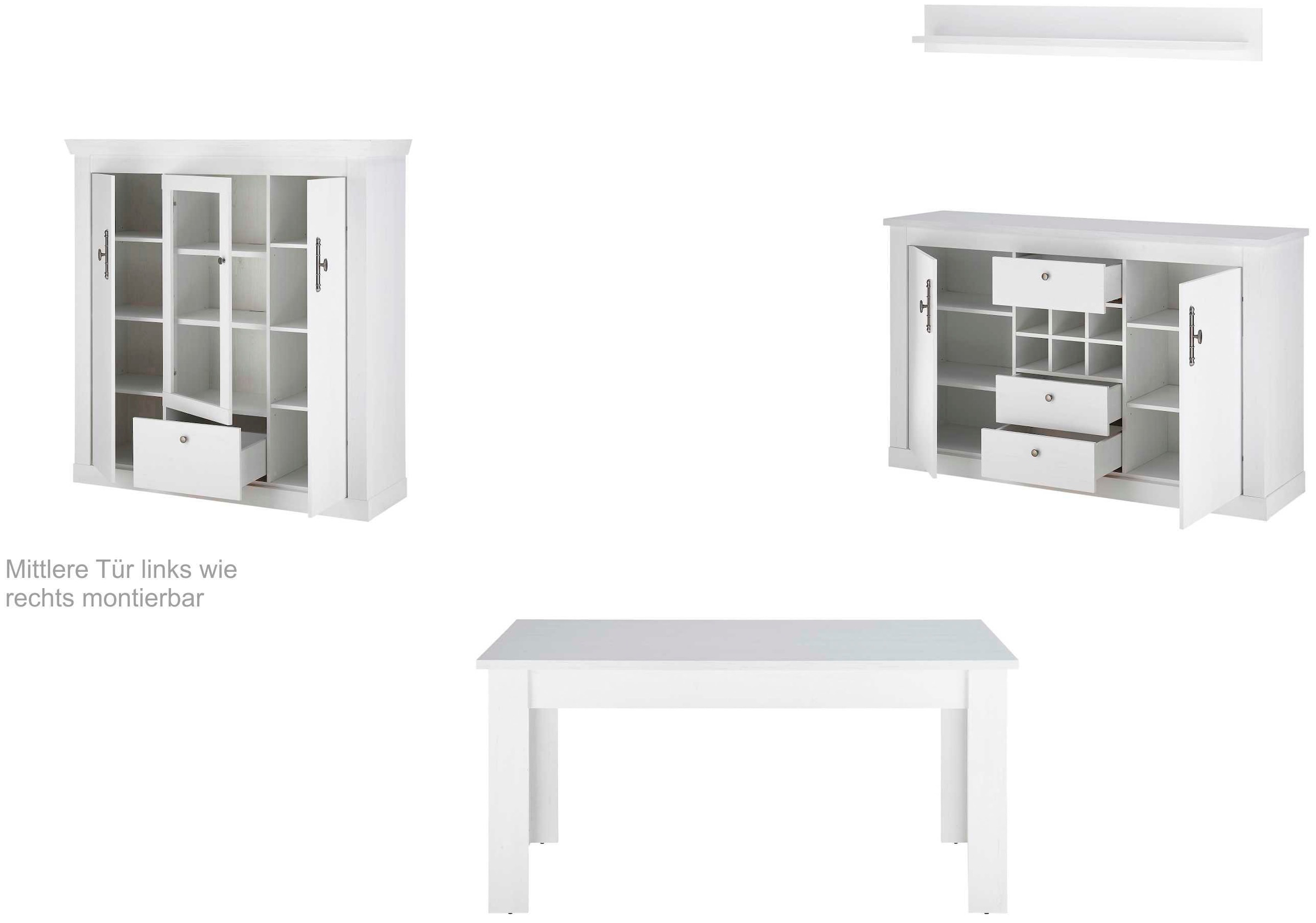 Home affaire Wohnwand »RAVENNA« 4 Stk. tlg.