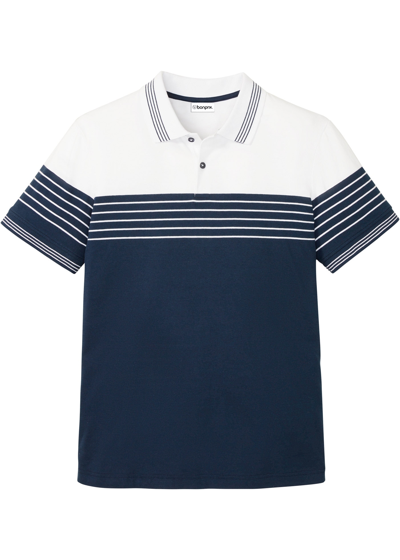 bonprix Polo coupe régulière, manches courtes, en jersey de coton