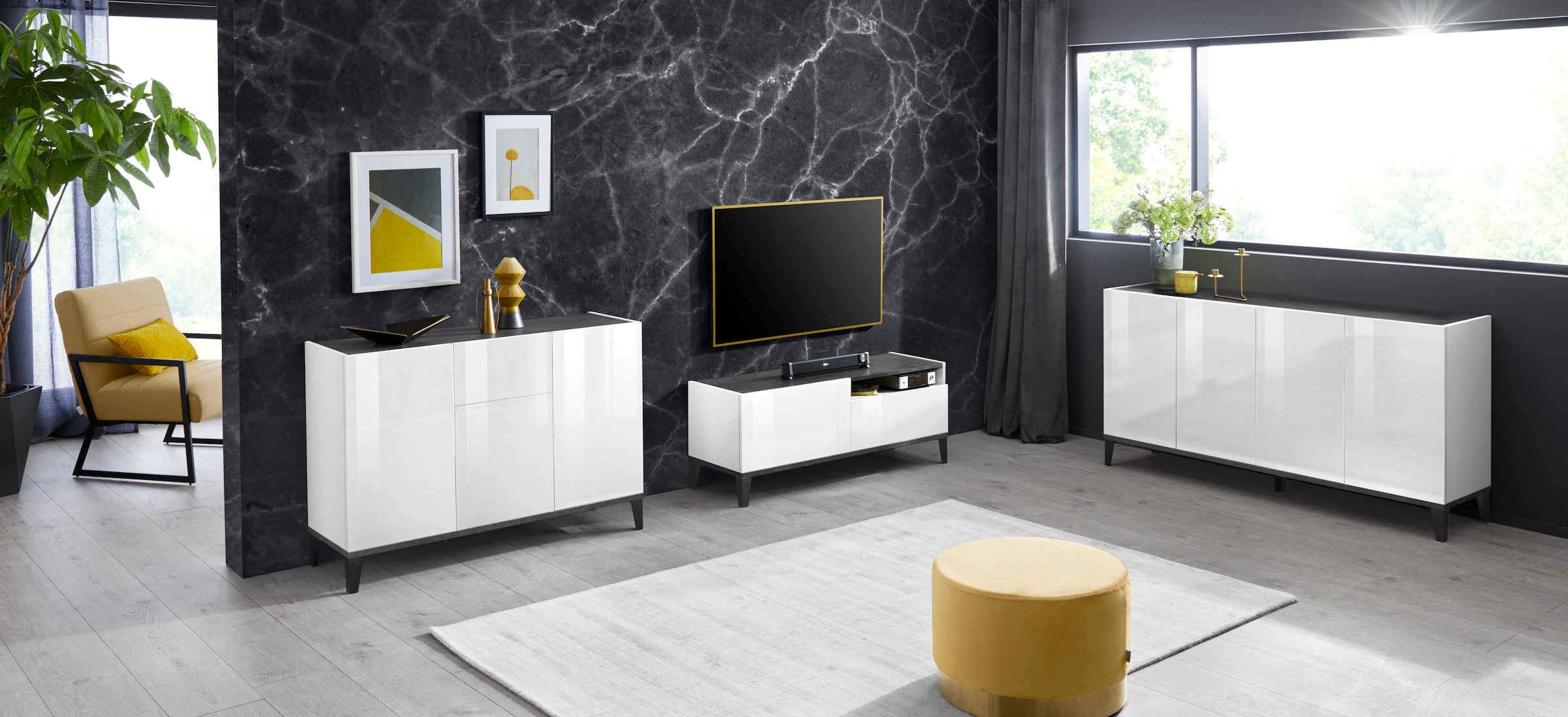Home affaire Sideboard »Sunrise« Breite 160 cm