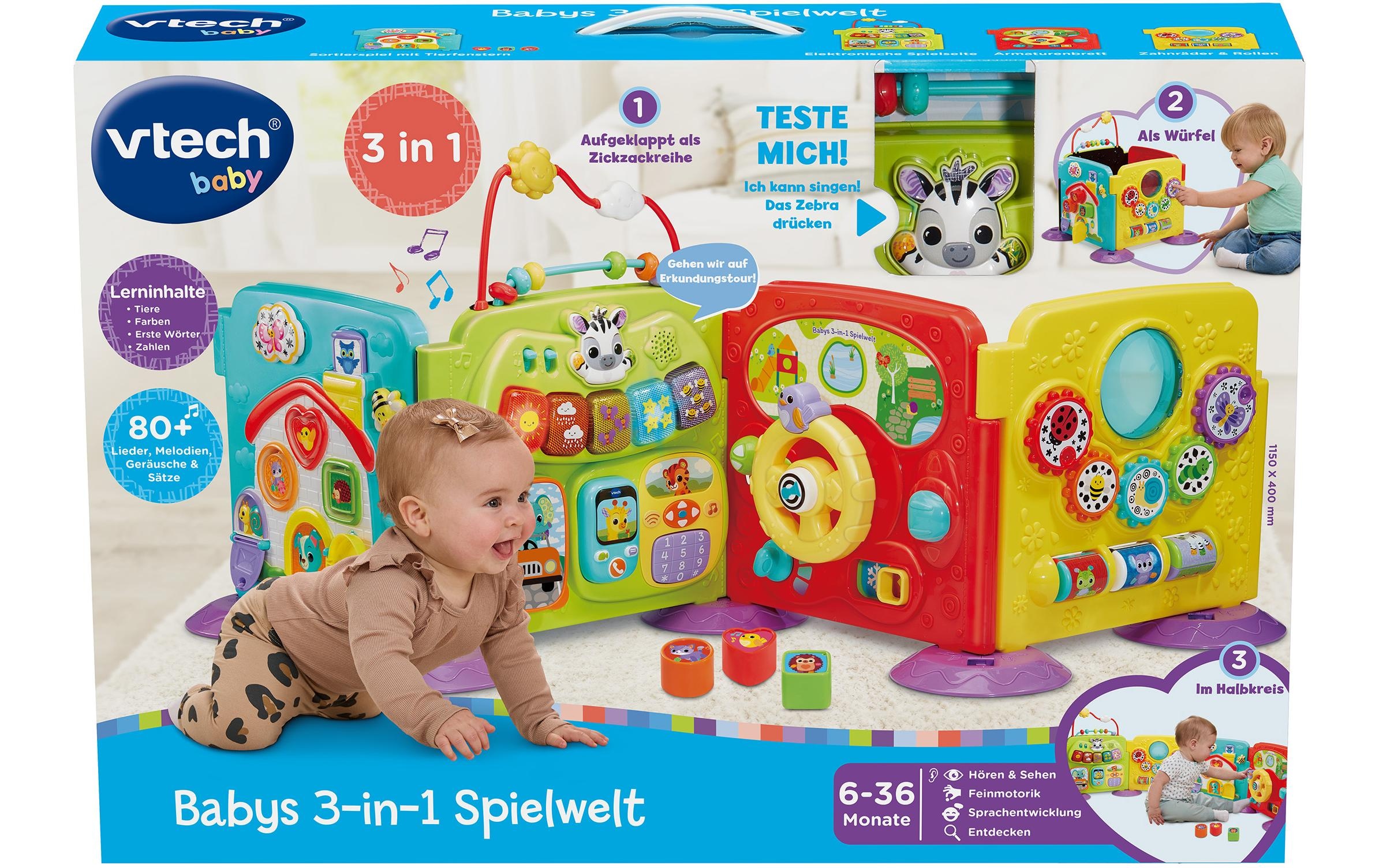 Vtech® Lernspielzeug »Babys 3-in-1 Spielwelt«