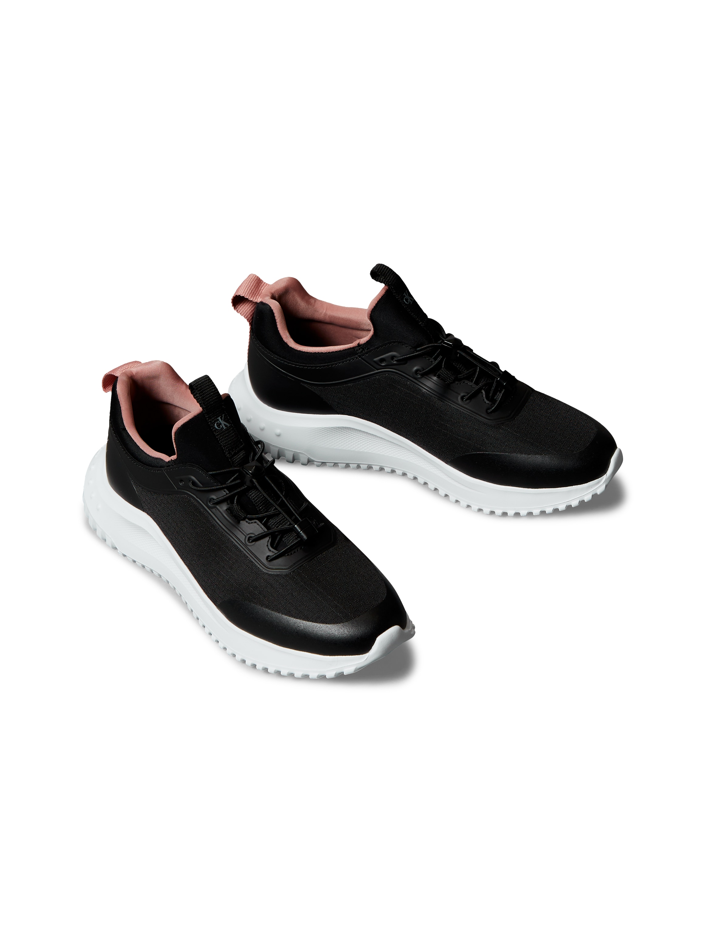 Calvin Klein Jeans Baskets slip-on »EVA RUNNER LACEUP SOCK MAT MIX«  chaussure à enfiler, chaussure basse, sneaker de loisirs avec languette d’enfilage